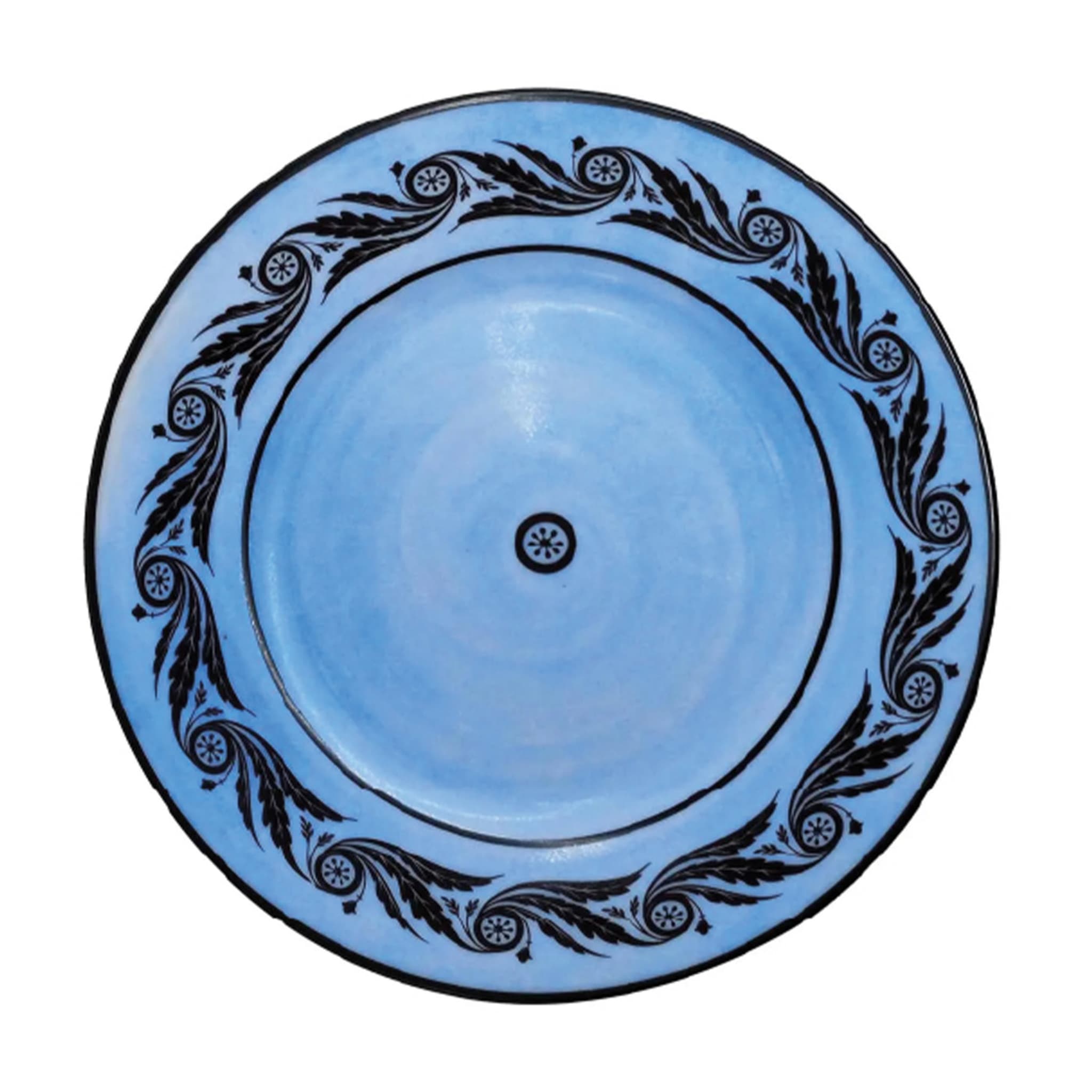 Crisalide Set mit 4 hellblauen Tellern - Hauptansicht