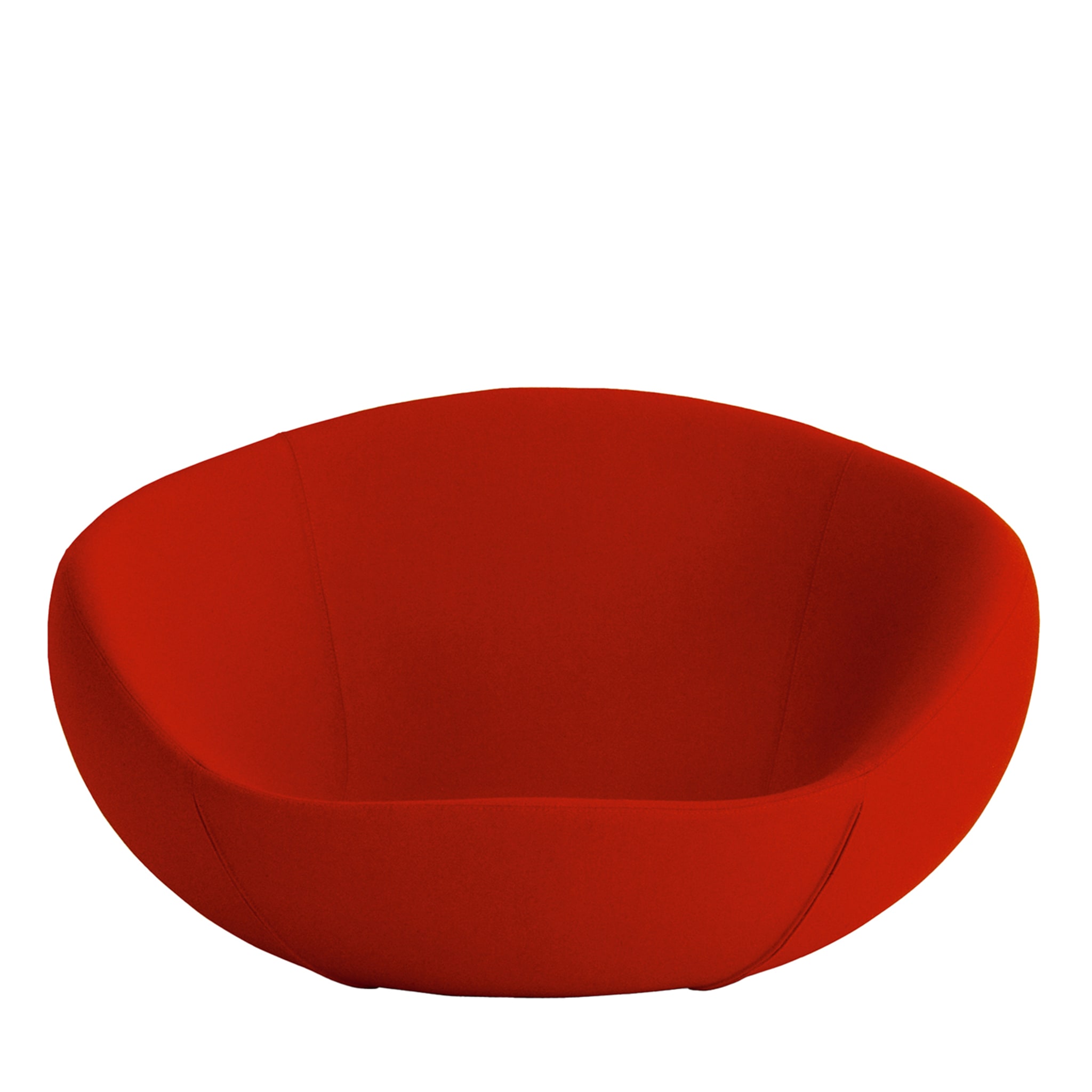 EERO Sessel aus rotem Leder - Hauptansicht