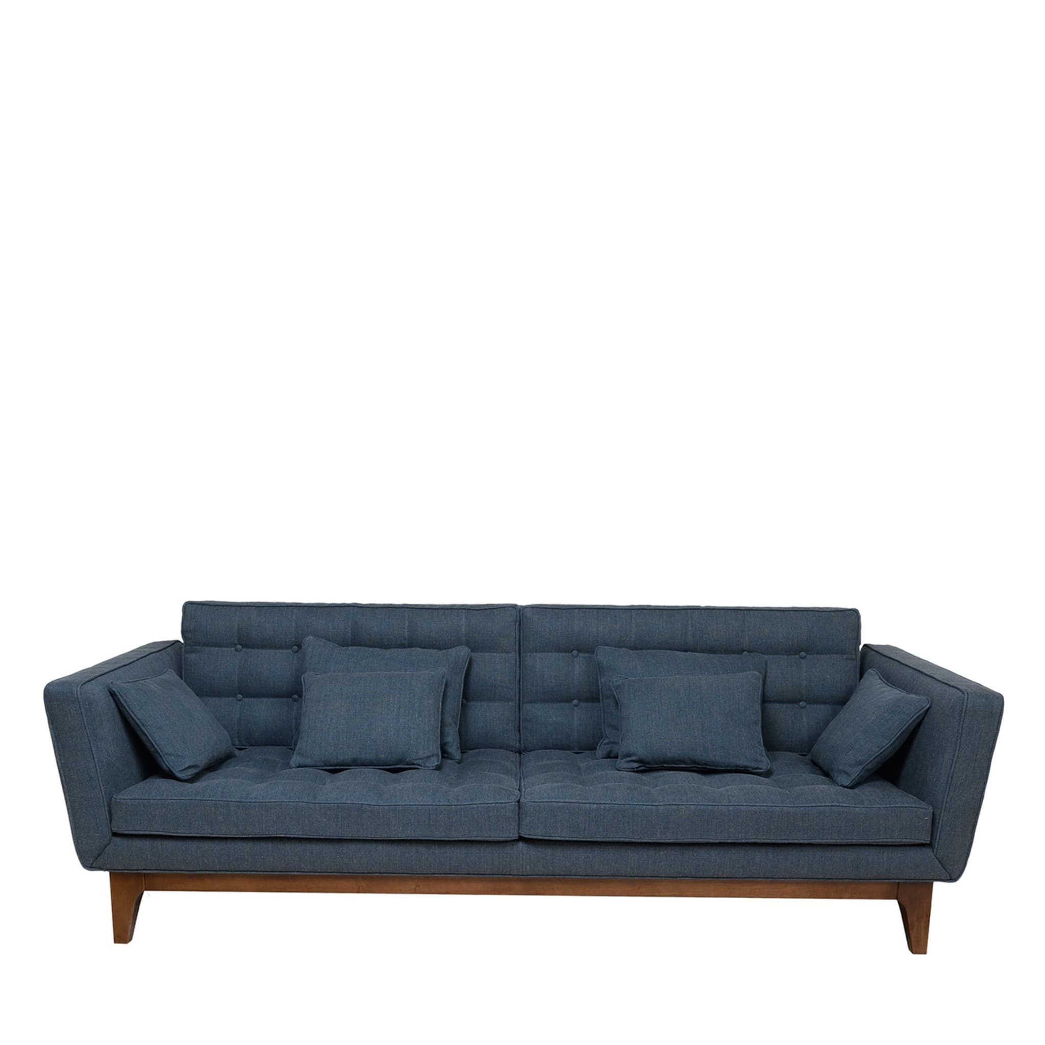 Yvan 3-Sitzer Sofa Blau - Hauptansicht