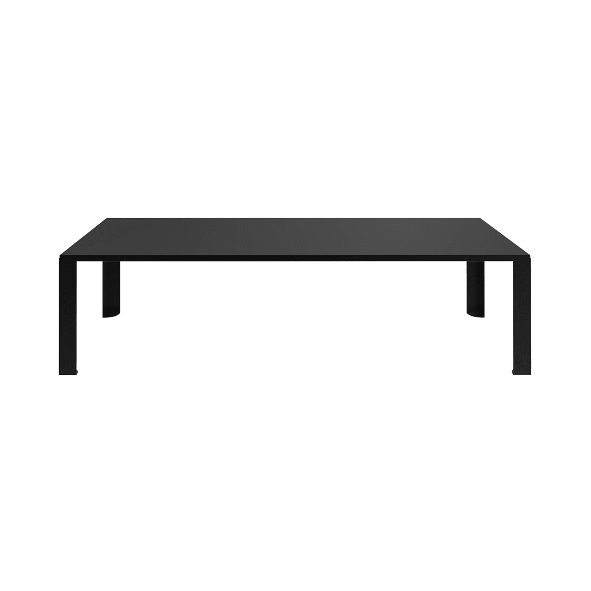 Tavolo rettangolare nero Big Irony di Maurizio Peregalli  - Vista principale