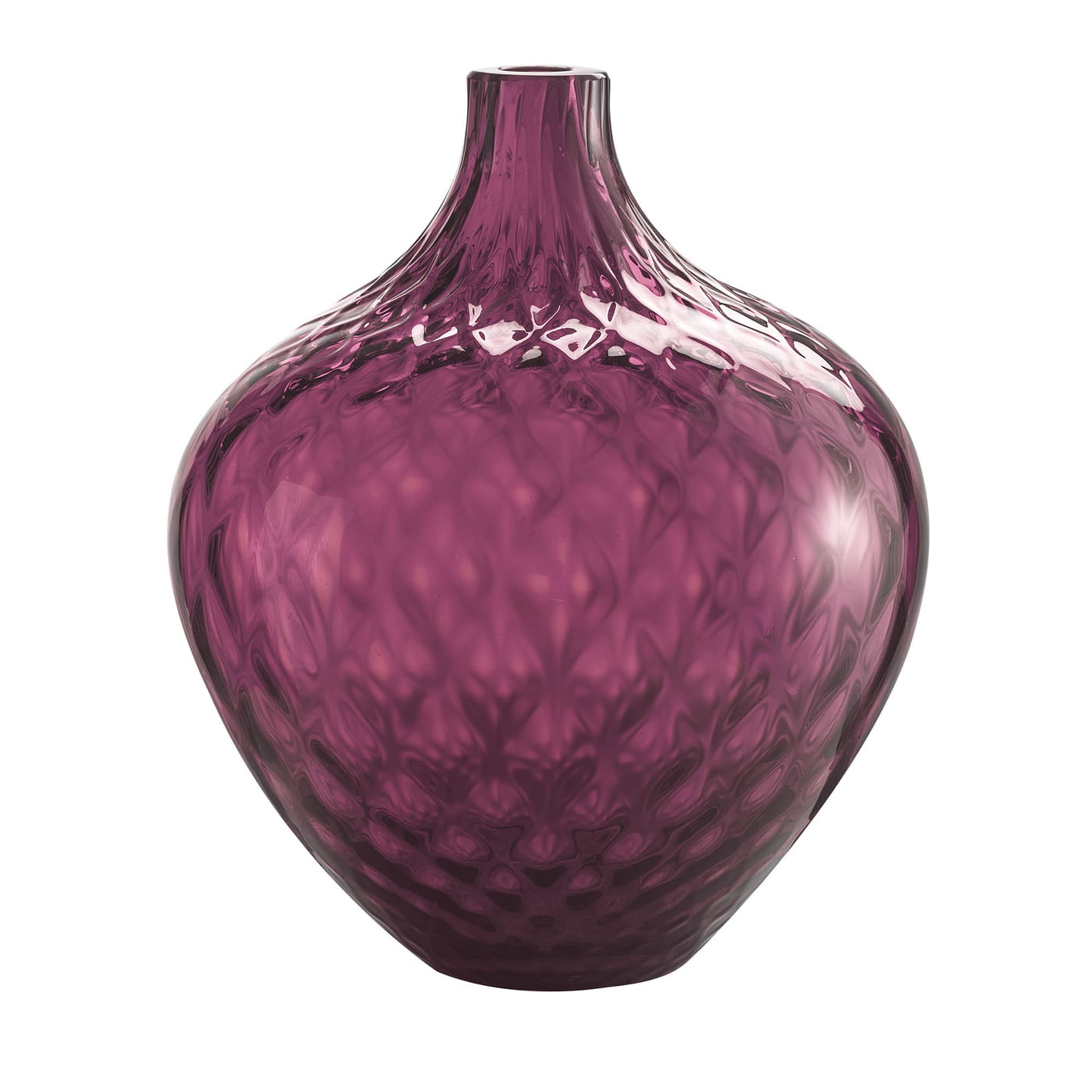 Samarcanda Medium Balloton Pflaume Dekorative Vase - Hauptansicht