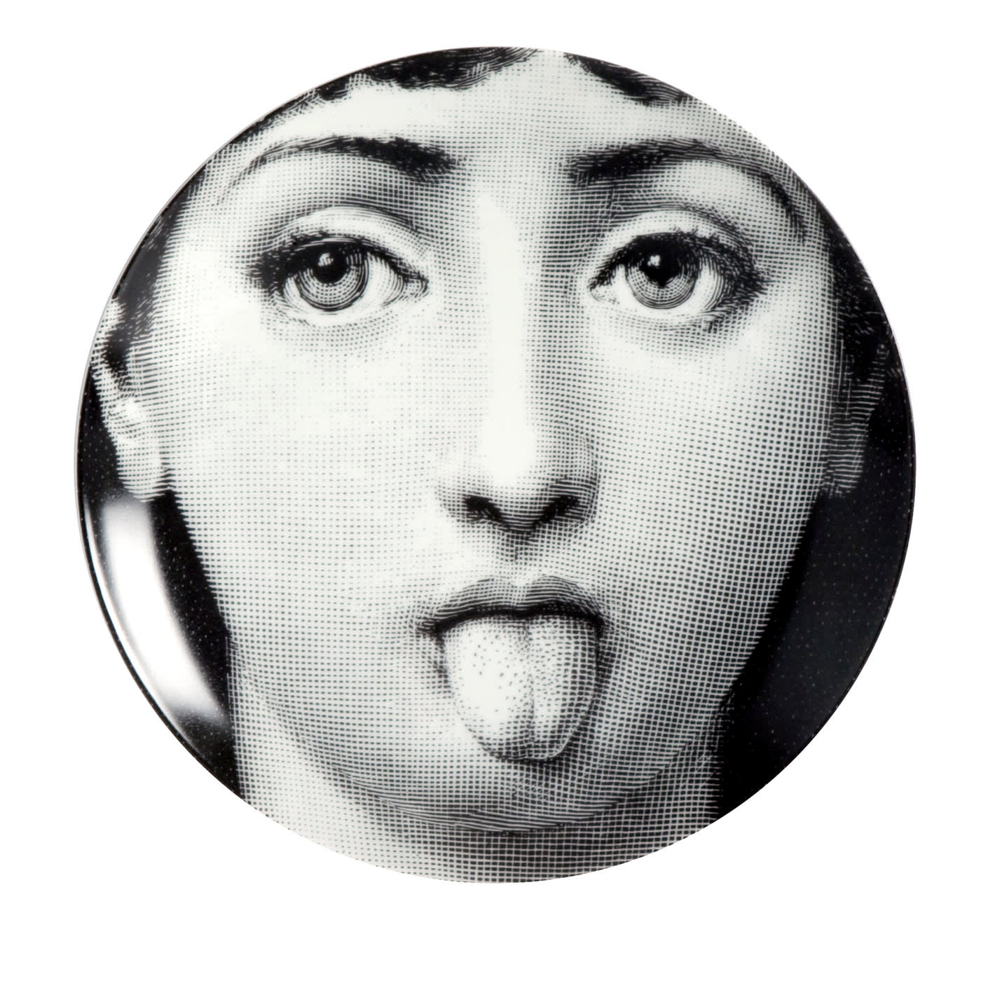 Fornasetti Bocca dish - Black