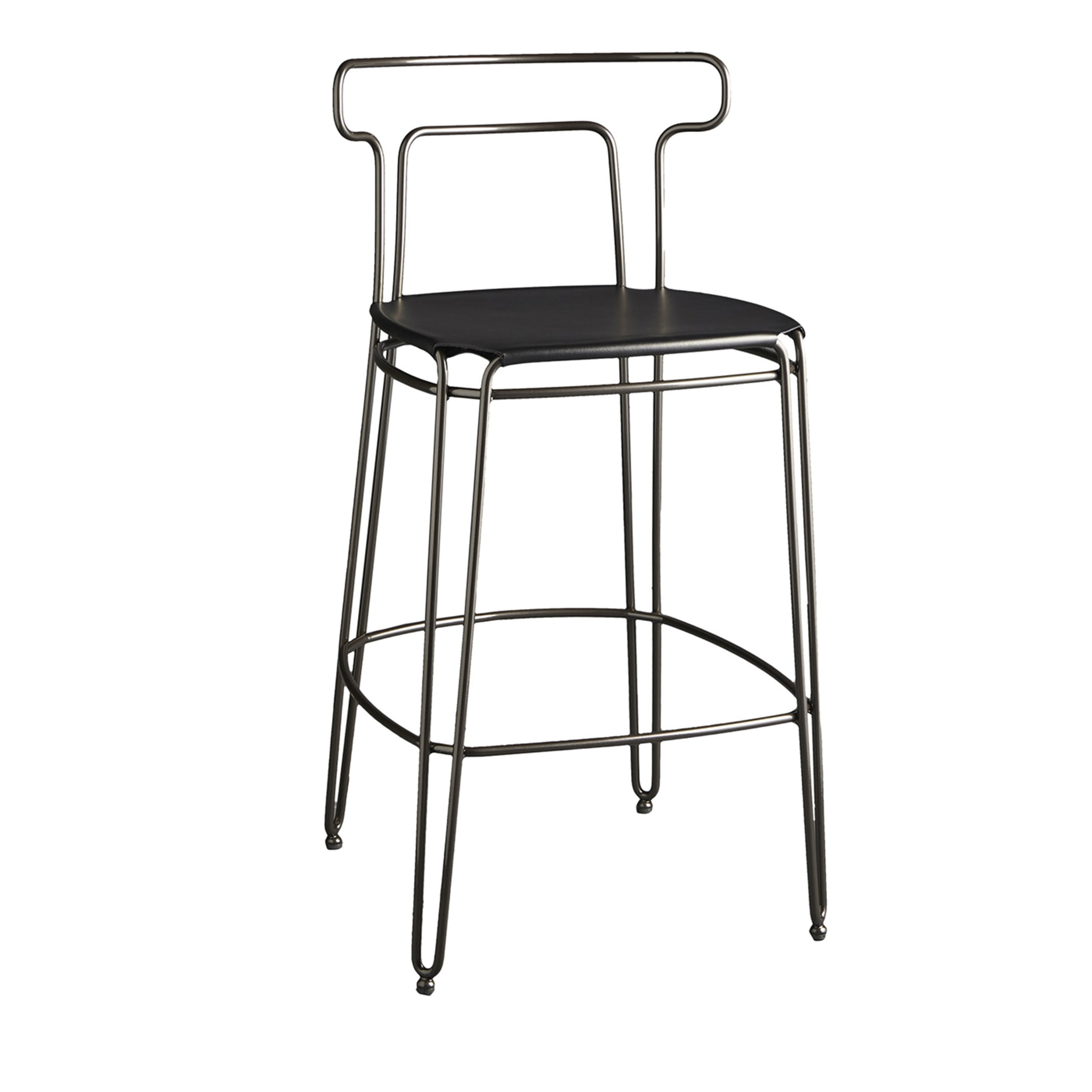 Jackie.ss Black Stool by S. Grassi - Main view