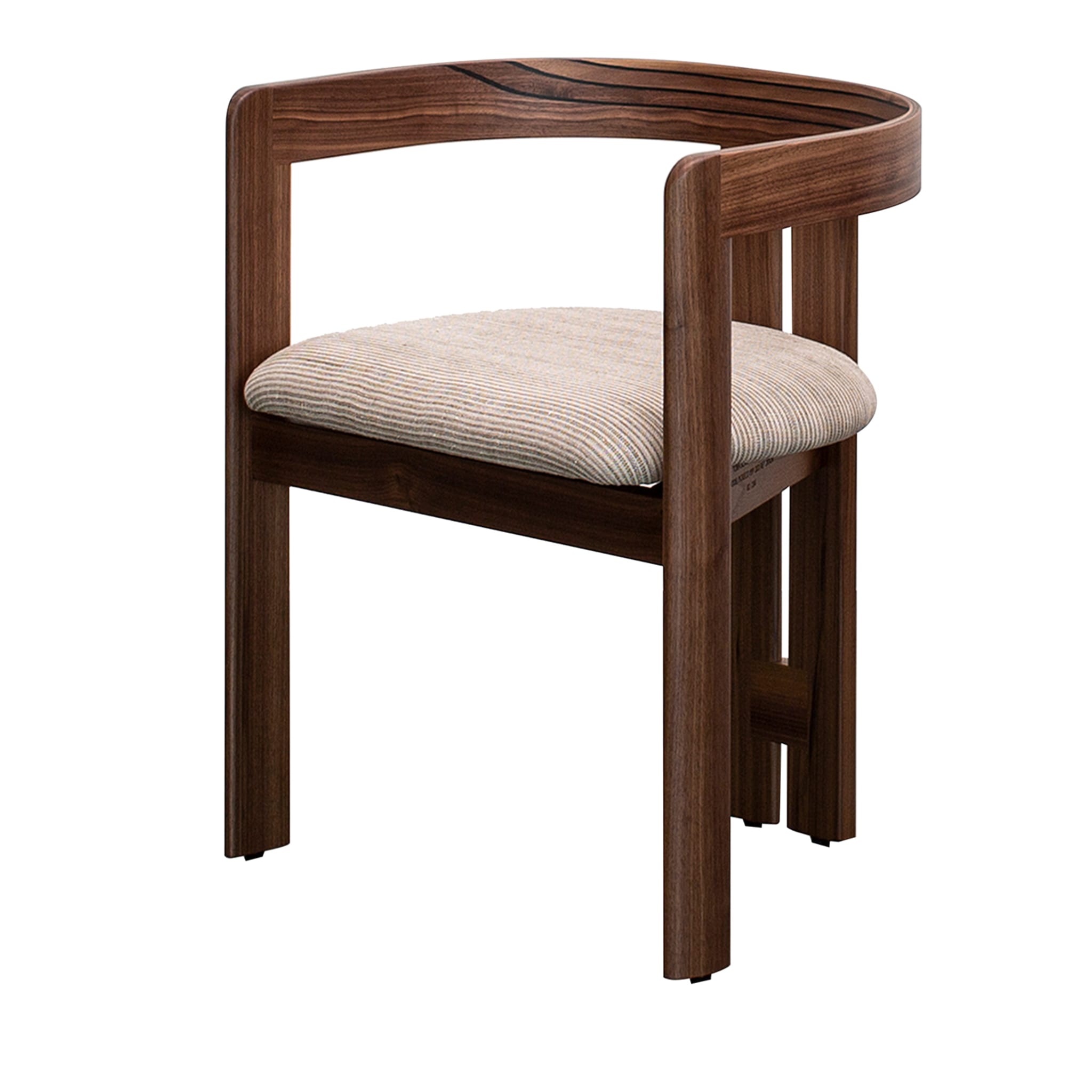 Pigreco Walnut Chair by Tobia Scarpa - Main view