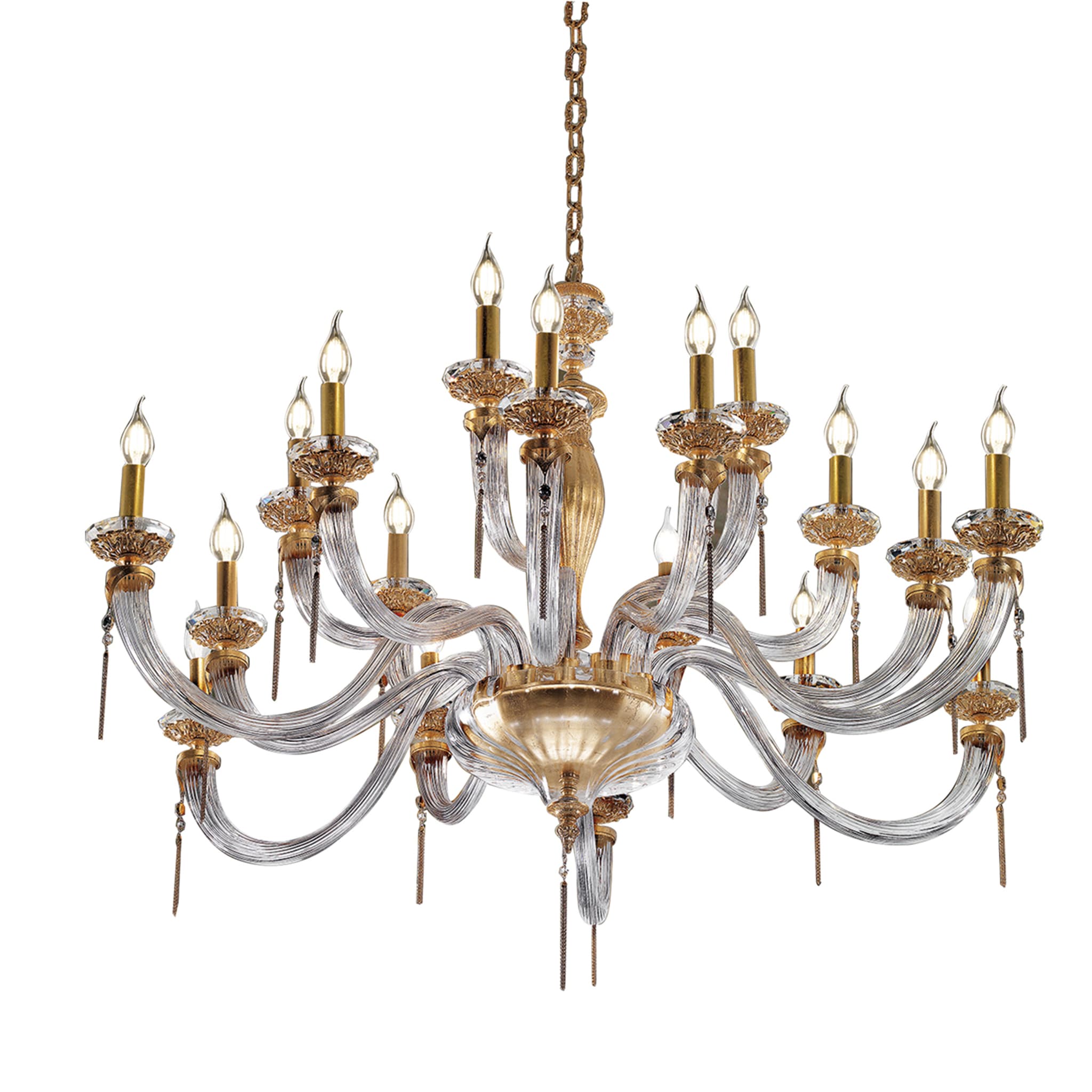 Empire 18-Light Clear Chandelier - Main view