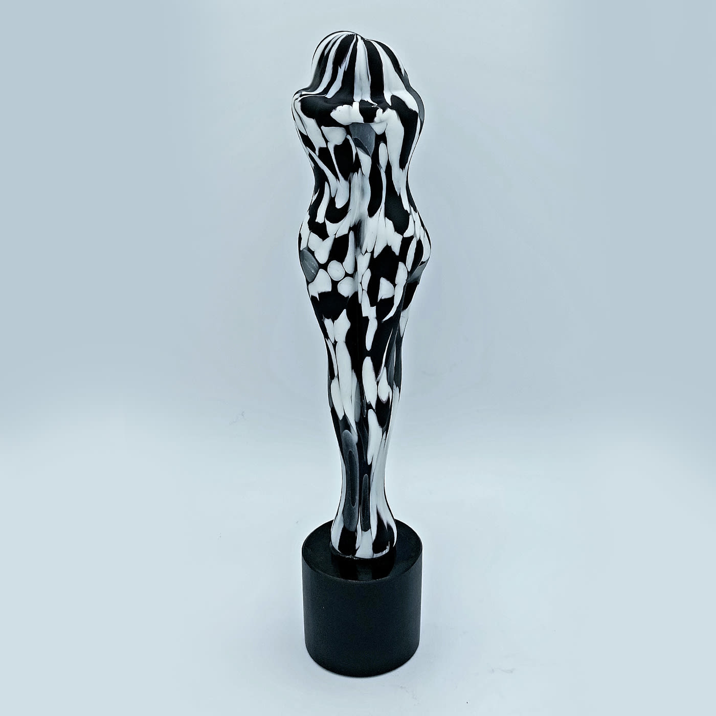 Un amore in Bianco e Nero Glass Sculpture - Vetreria Artistica Reno Schiavon