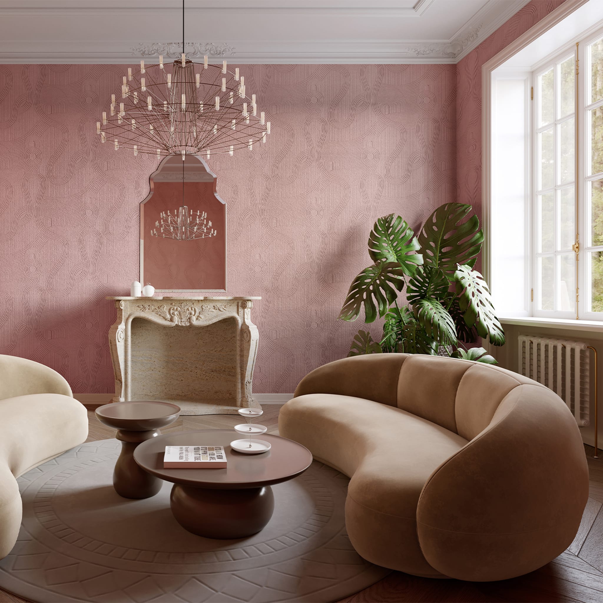 Zen Pink Wallpaper - Alternative view 2