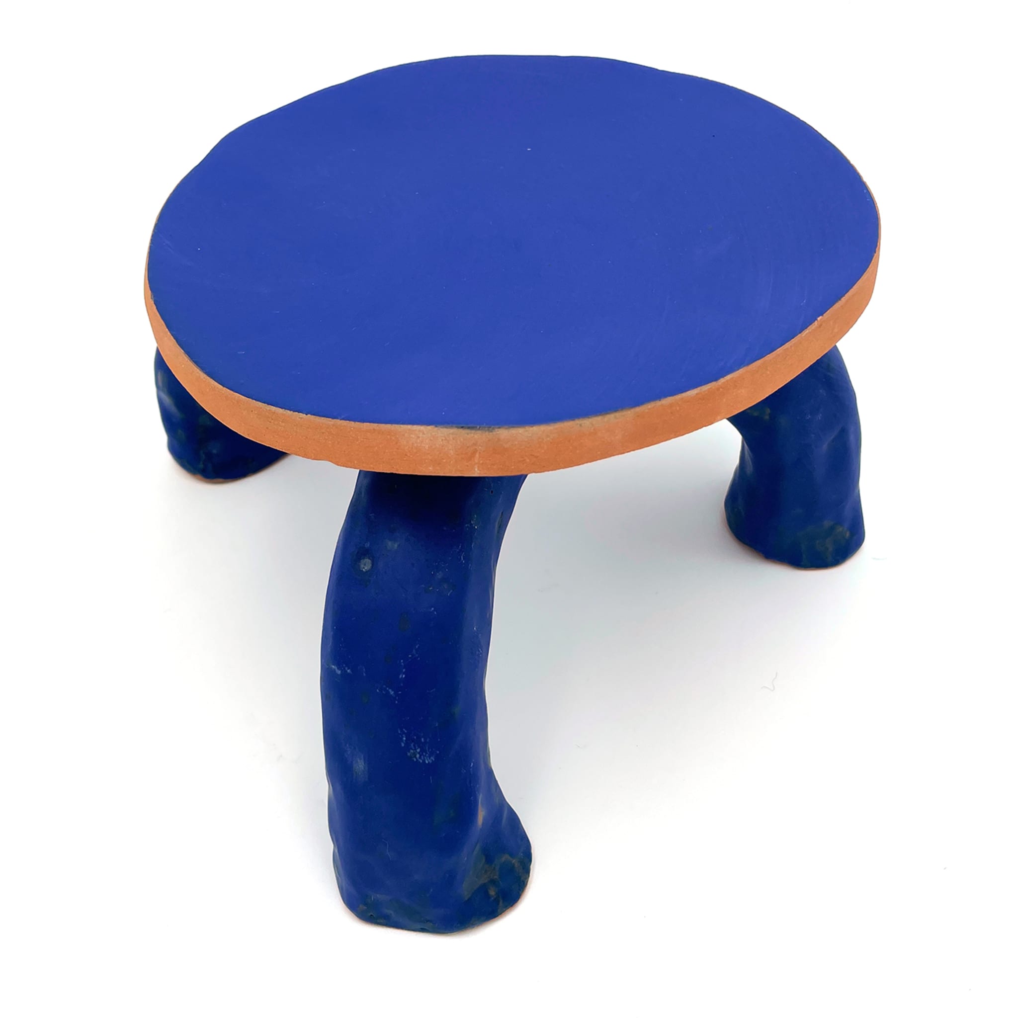 Fungo 3-legged Egyptian Blue and Matte Blue Cake Stand - Alternative view 4