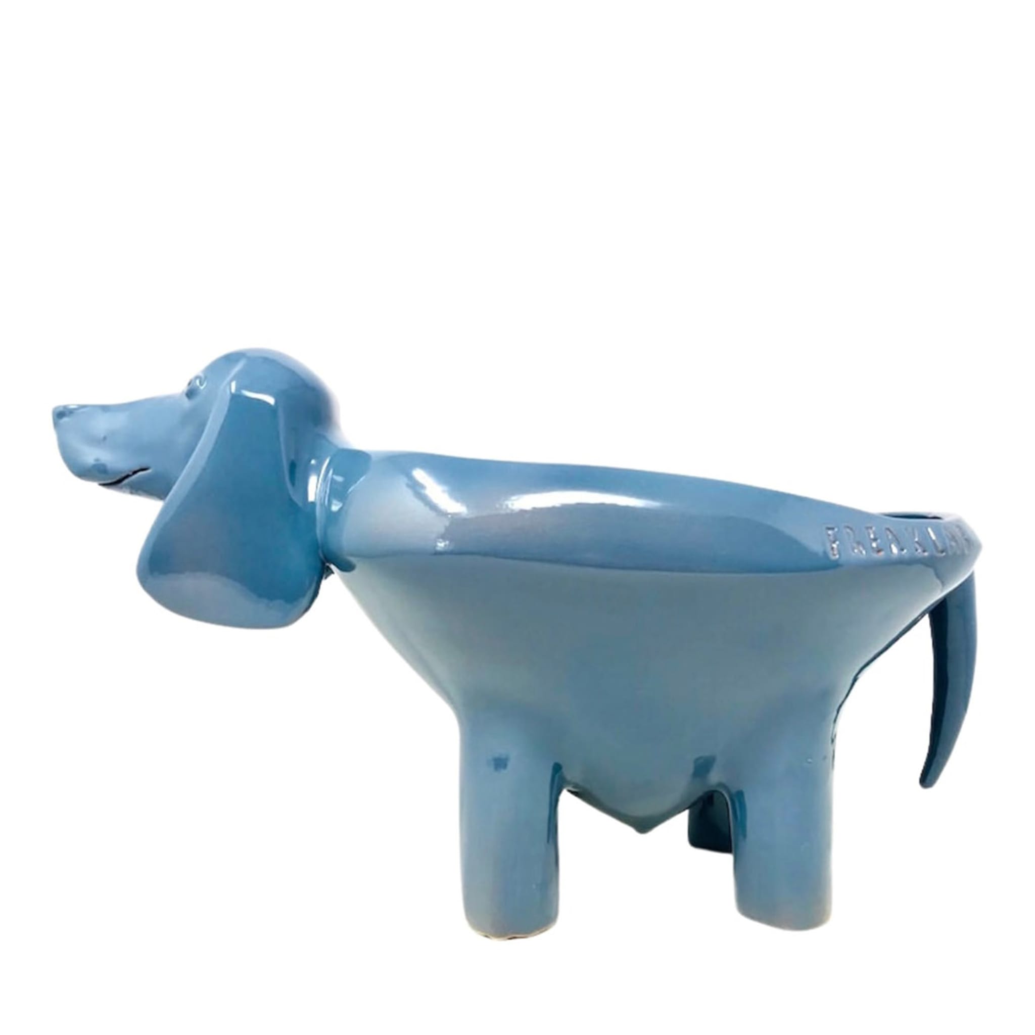 Extra Large Blue-Gray Dog Bowl - Main view