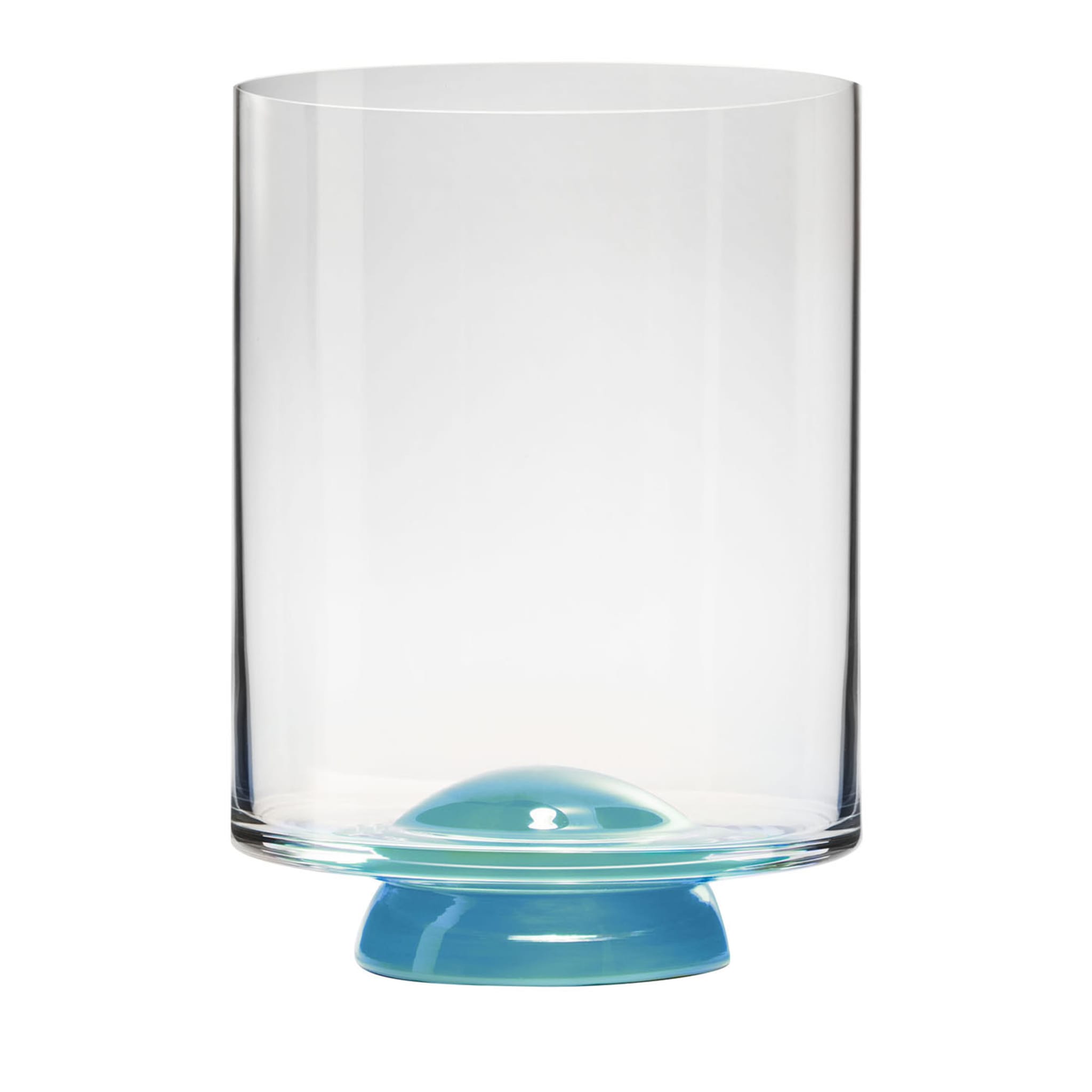 Dot Light-Blue & Transparent Glass by Giovanni Patalano - Main view