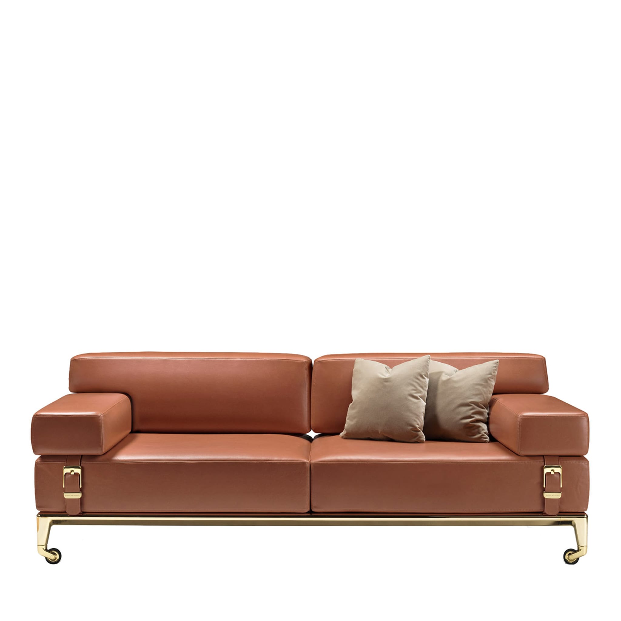 Shaker 2-sitzer orange sofa by Stefano Giovannoni - Hauptansicht