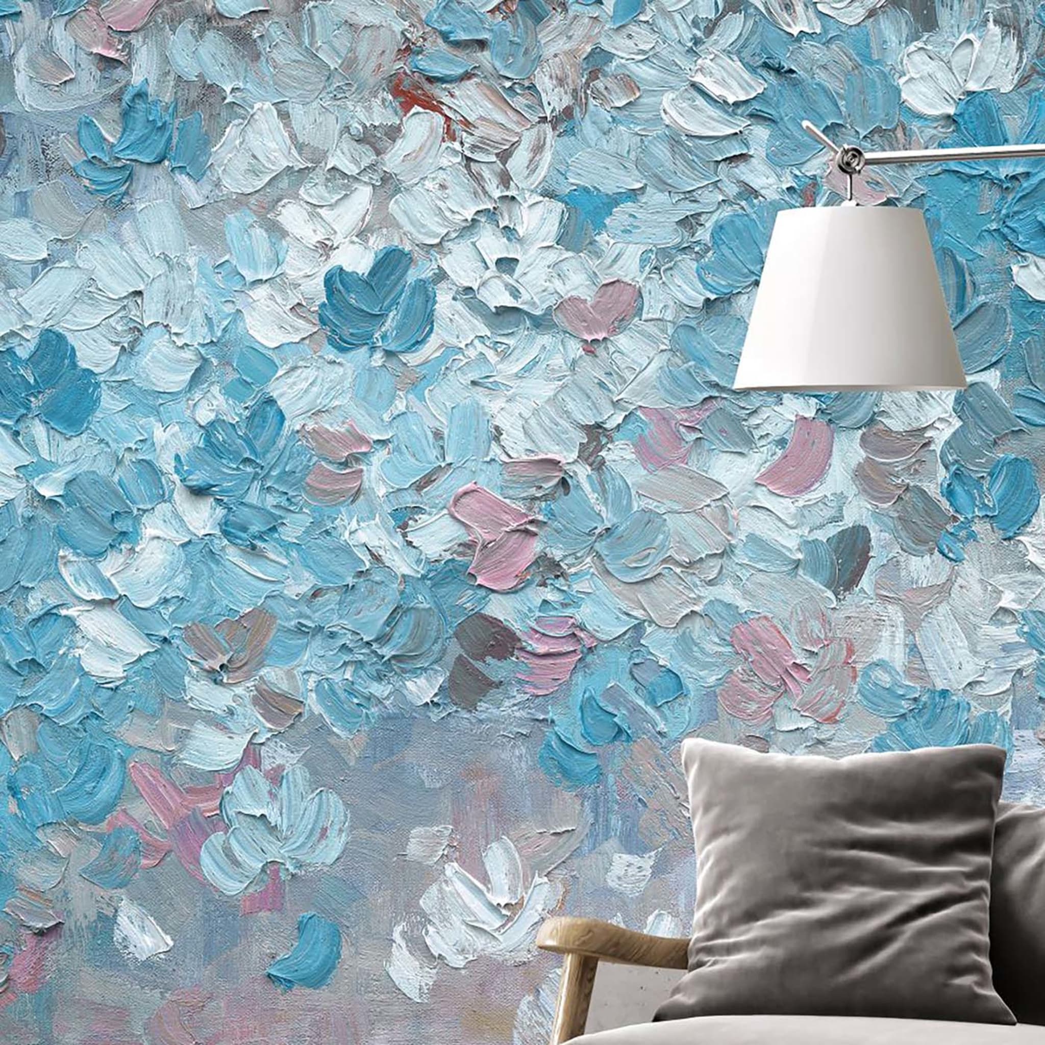 Vibes Light-Blue Wallpaper - Alternative view 2