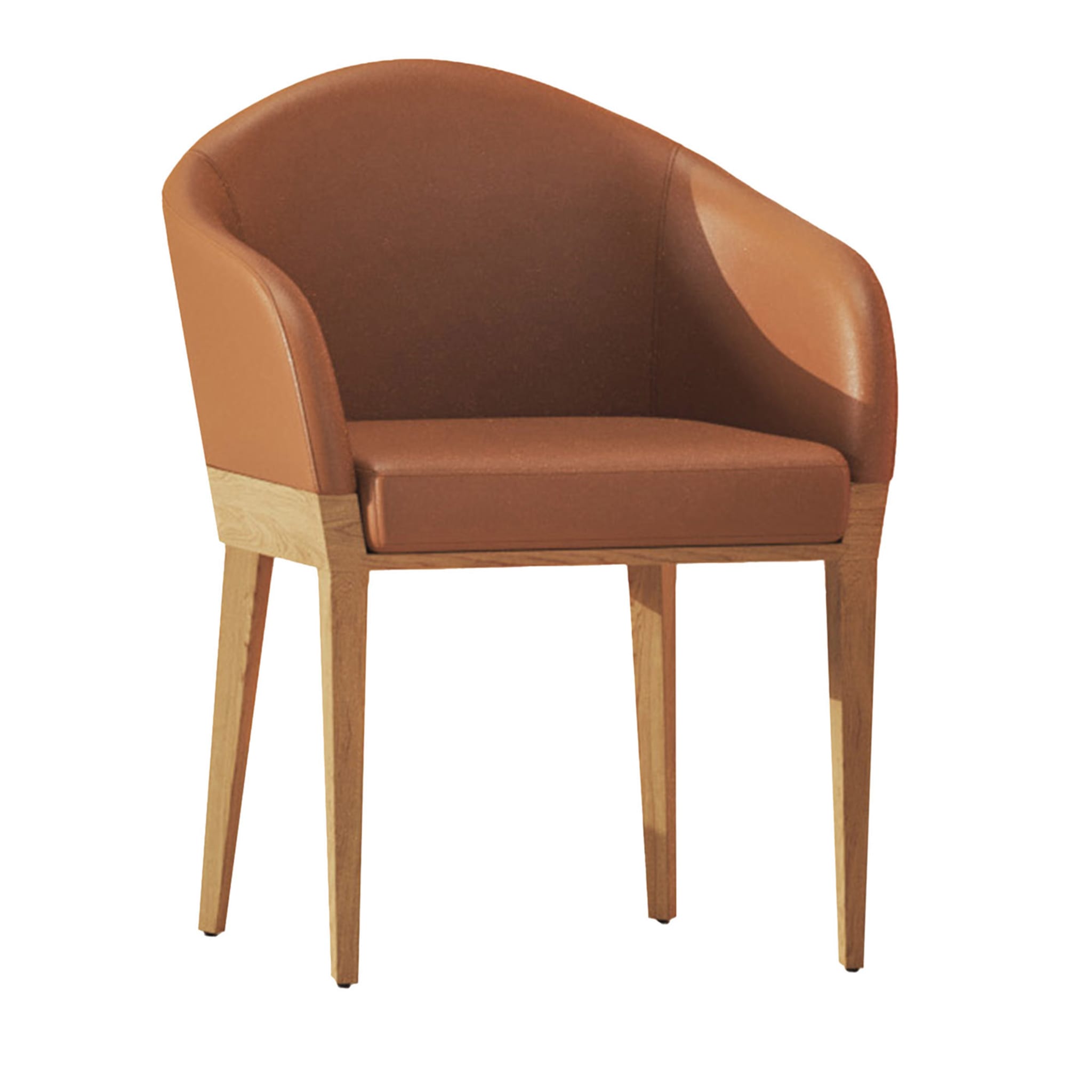 Agata Faux Leather Chair - Main view