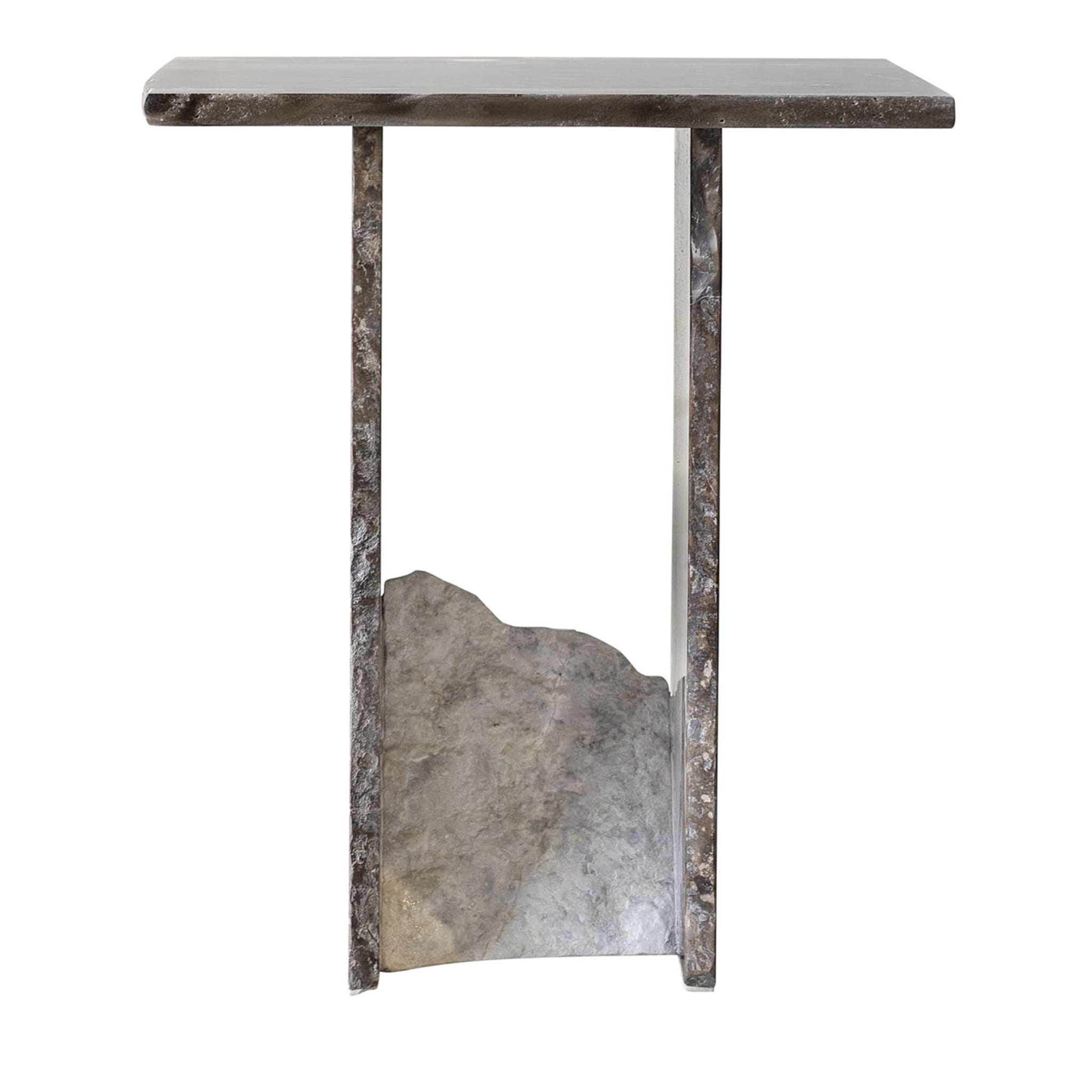 SST013-2 Frappuccino Marble Side Table - Main view