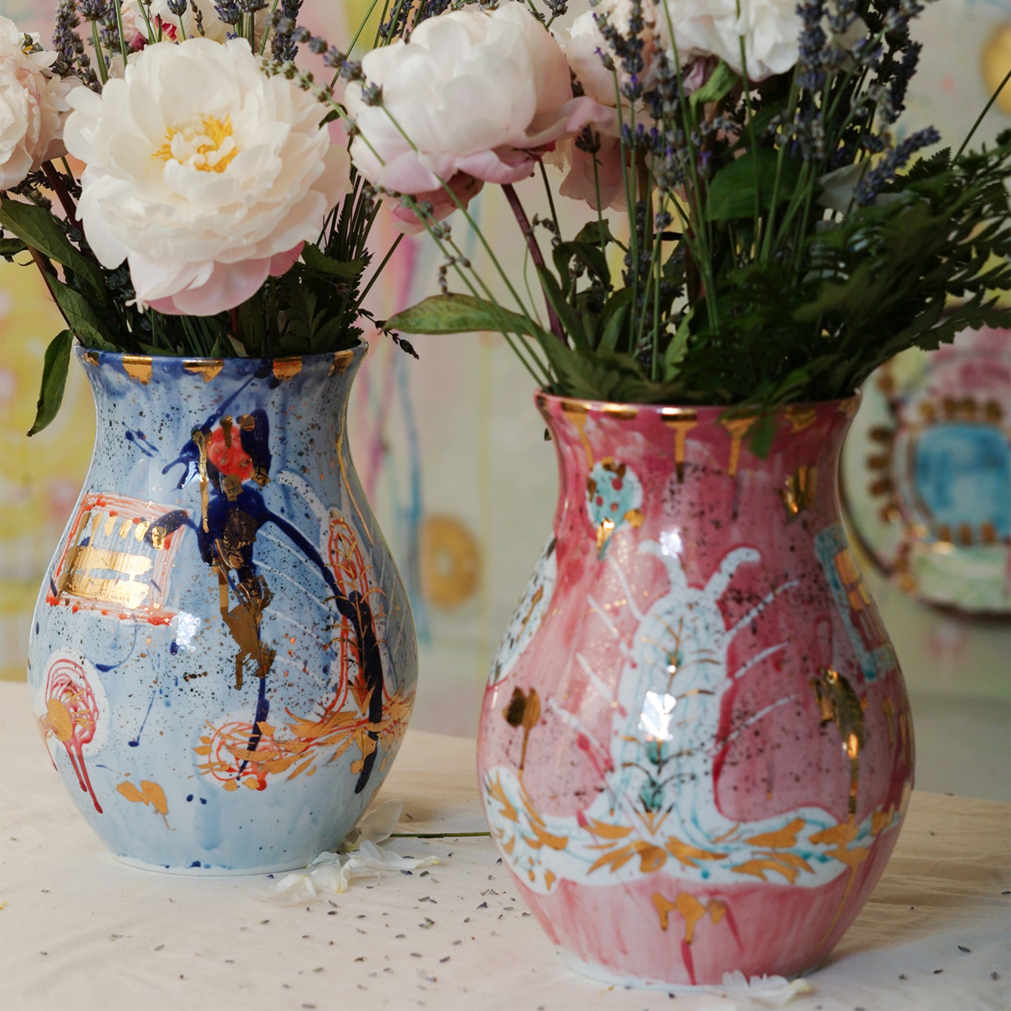 Aphrodite Pink Porcelain Vase - Alternative view 3