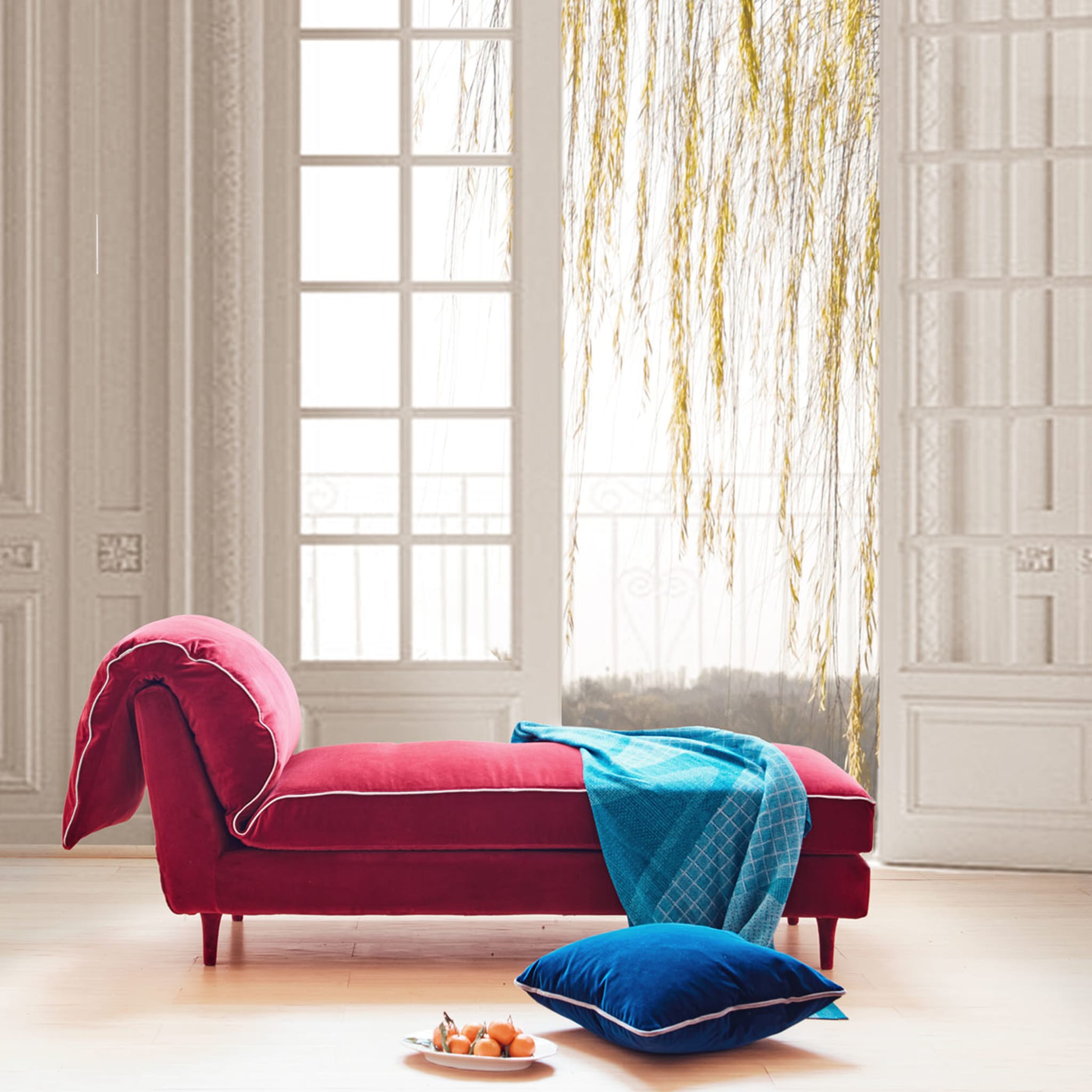 Casquet Red Passion Velvet Daybed - Alternative view 5