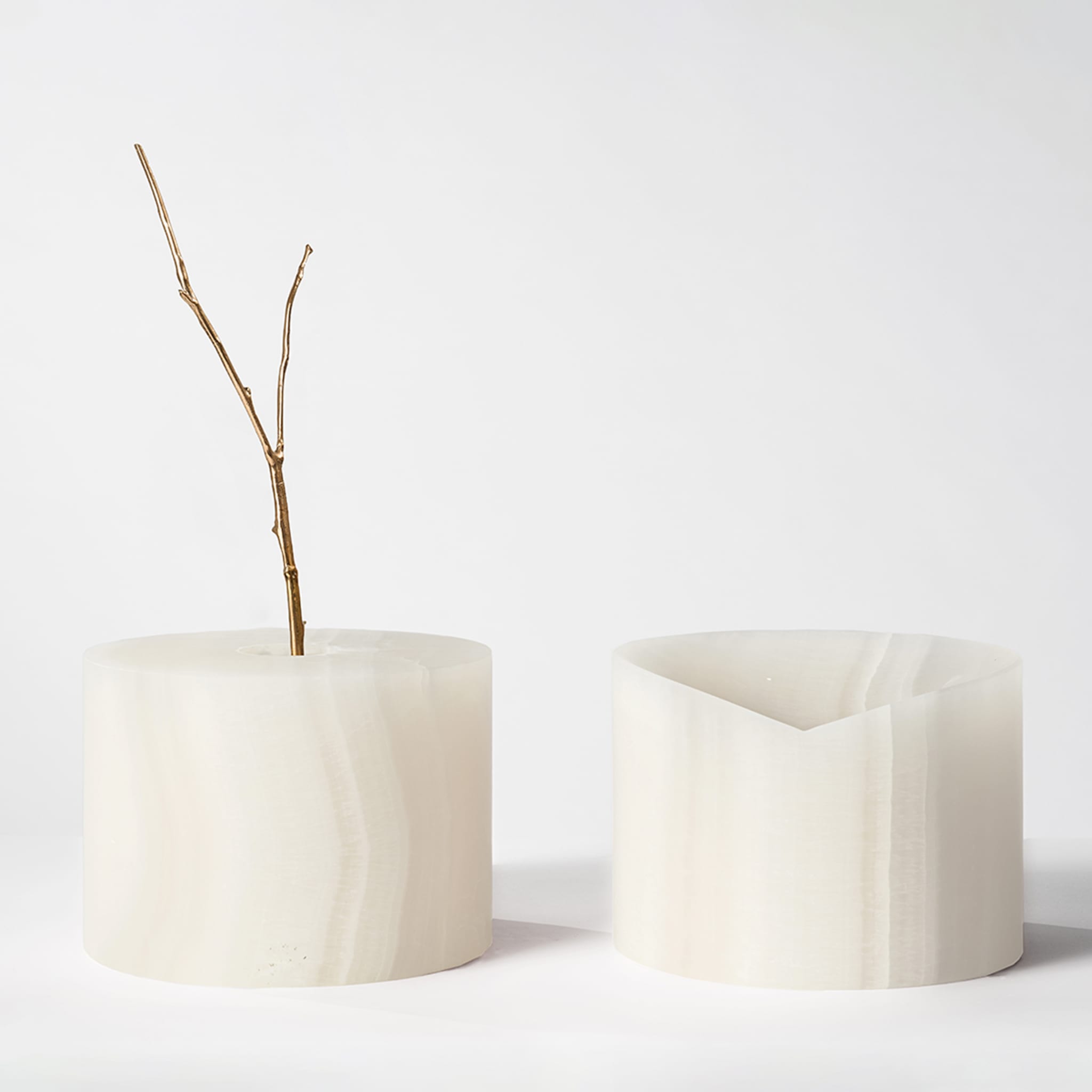 Here and Now White Onyx Vase #3 - Alternative view 1