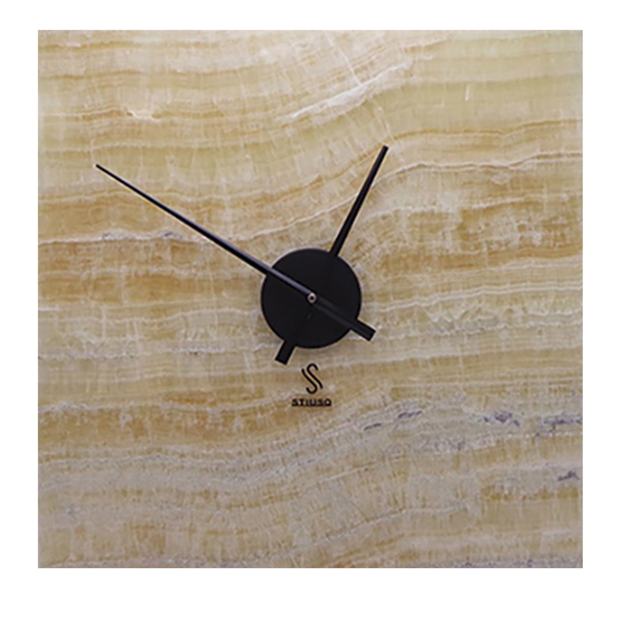 Reloj de pared cuadrado Honey Onyx - Vista principal