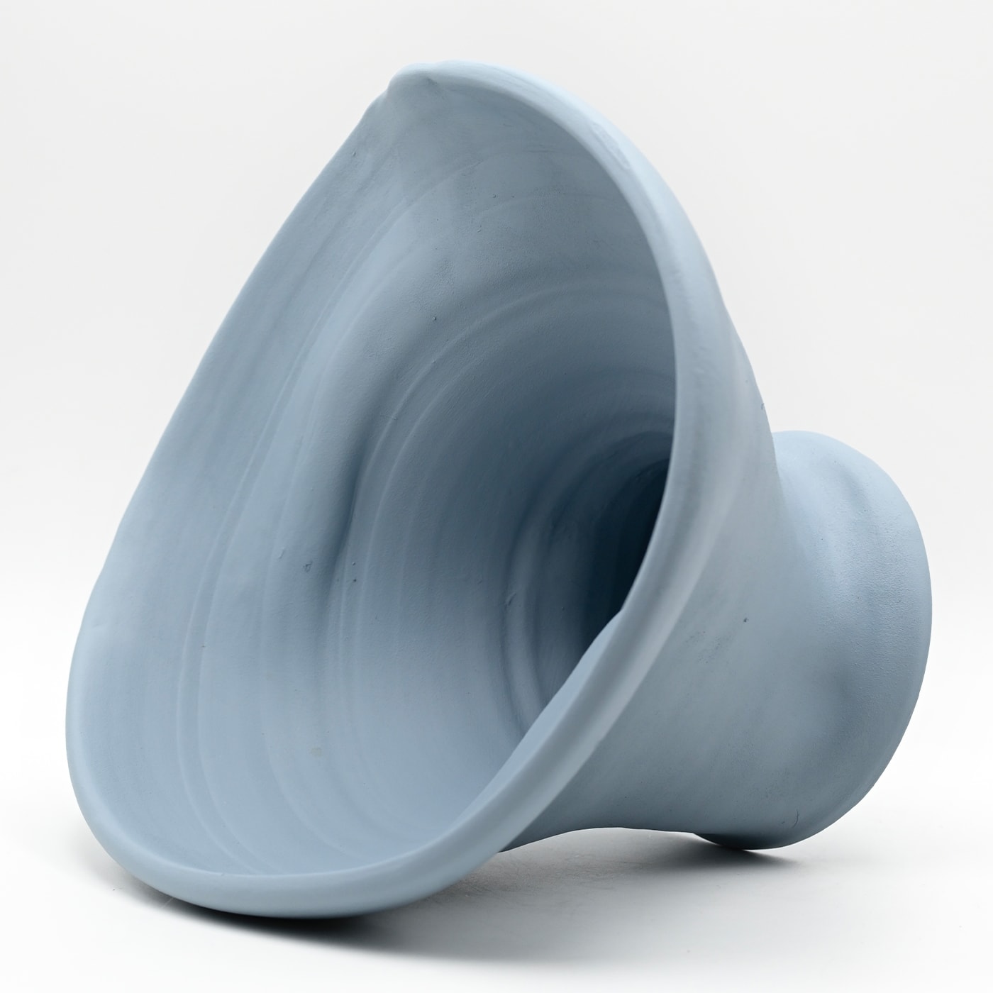 Ice Light Blue Vase - Ovo - Idee e Manufatti