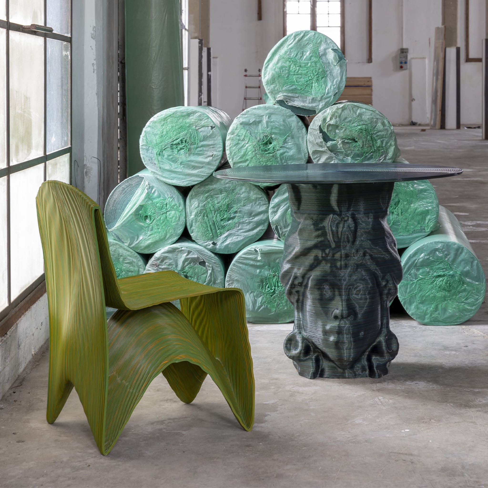 Santorini Light Green Chair - Alternative view 3
