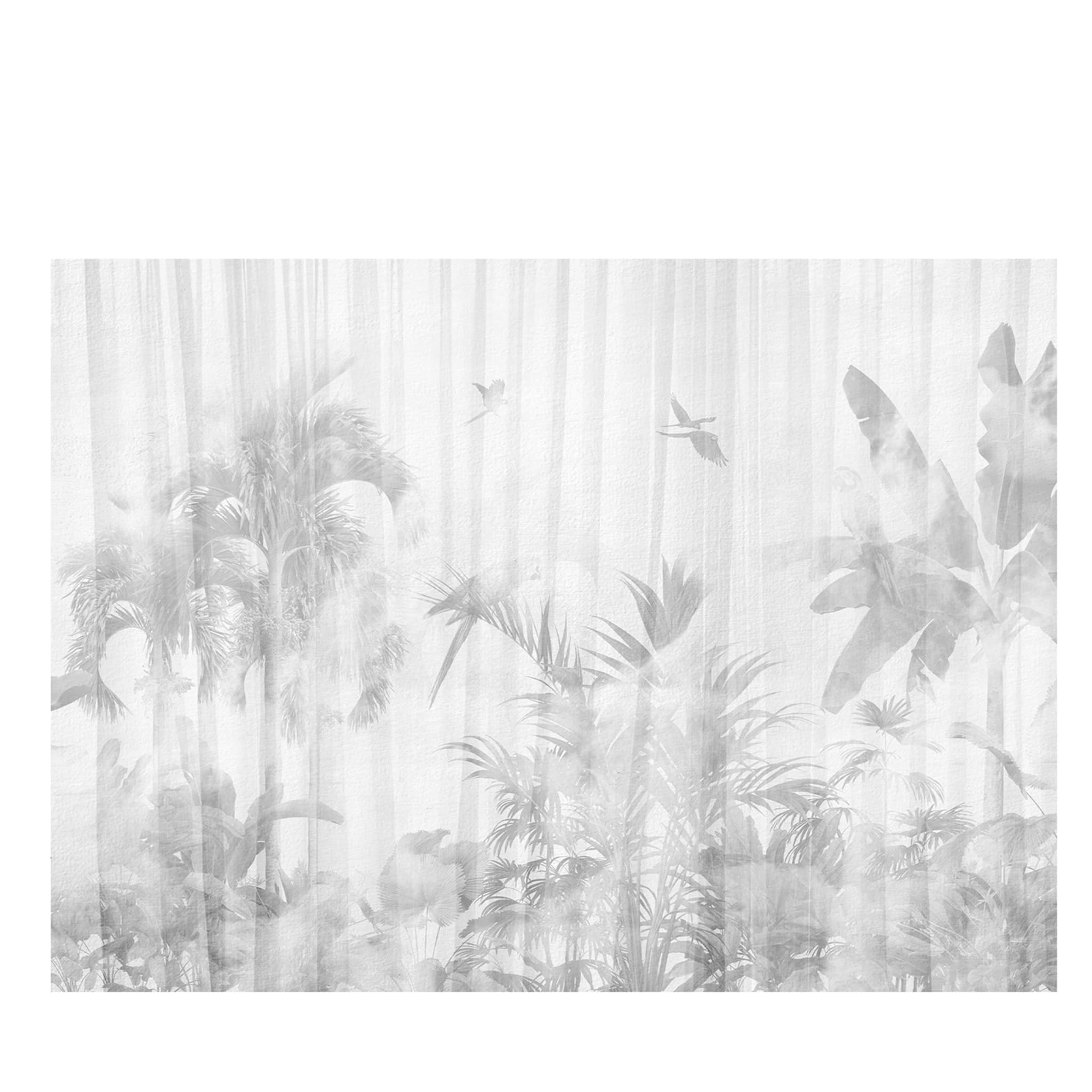 B&W flying parrots textured wallpaper - Main view