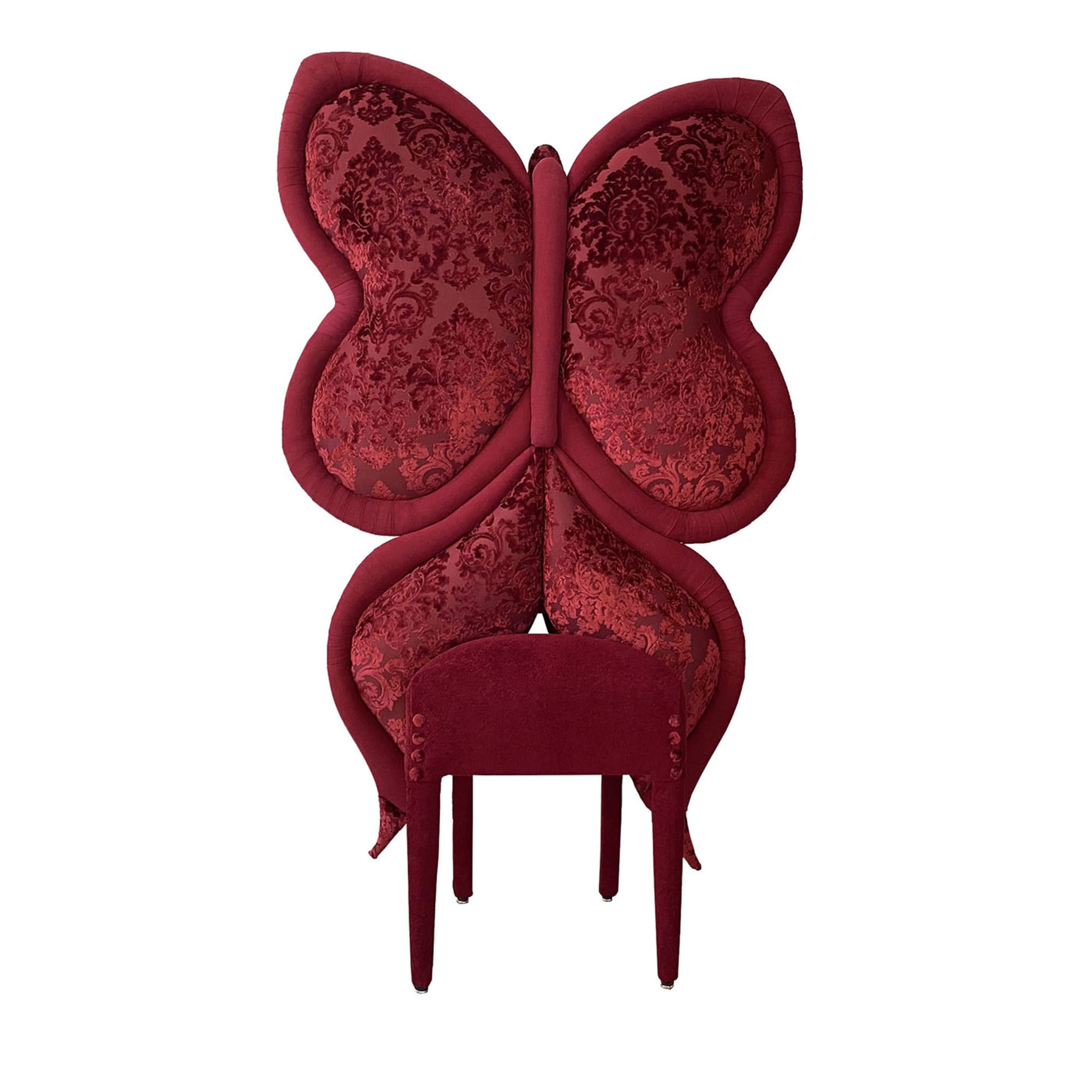 Butterfly-Like Burgundy Chair - Main view