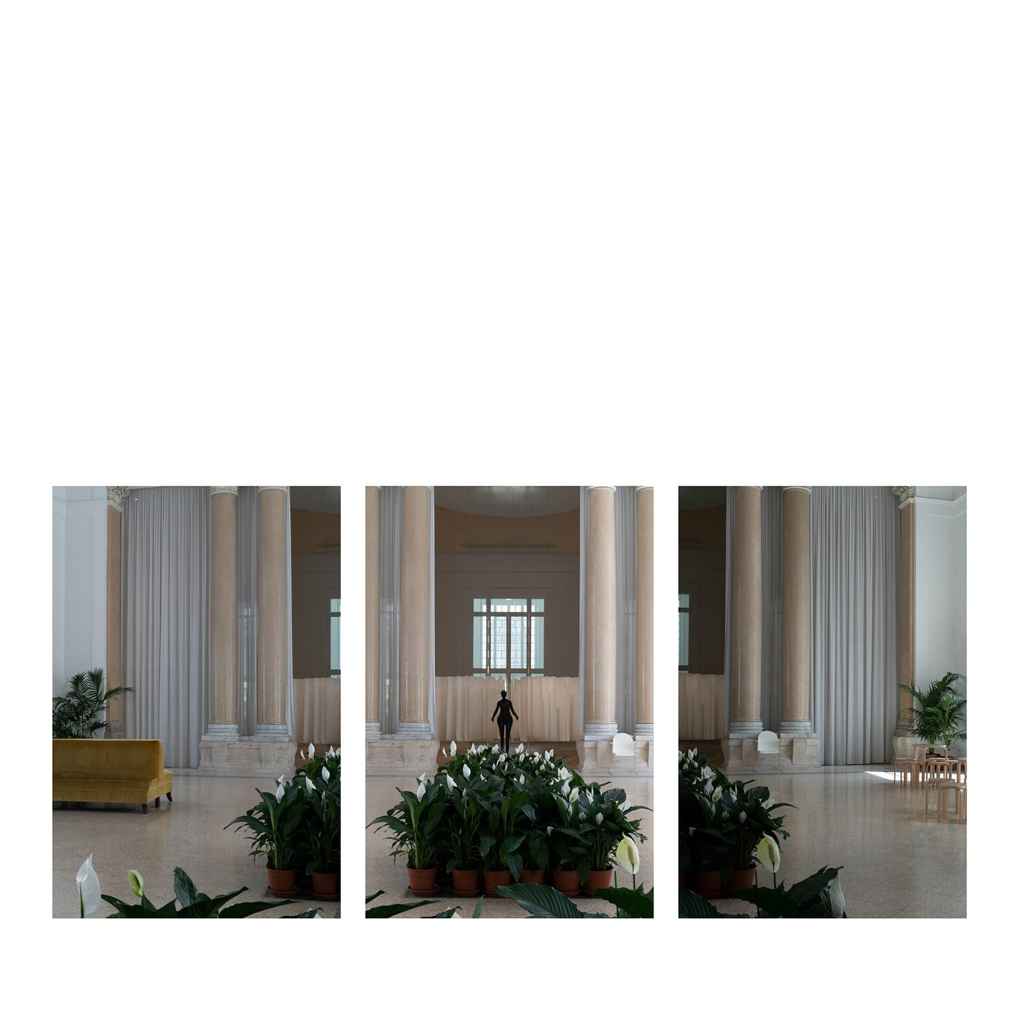 La Galleria Triptych Photograph - Main view