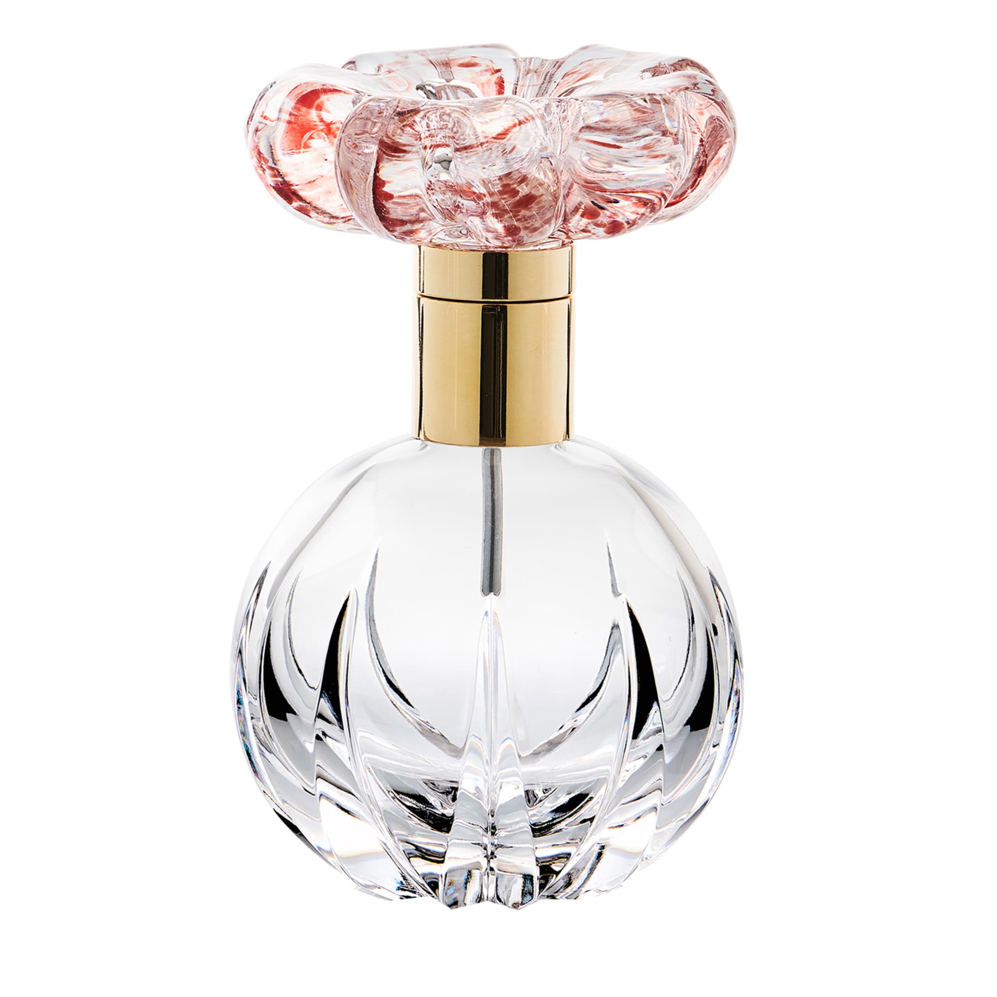Zistrose Parfümflasche mit roter Blüte - Hauptansicht