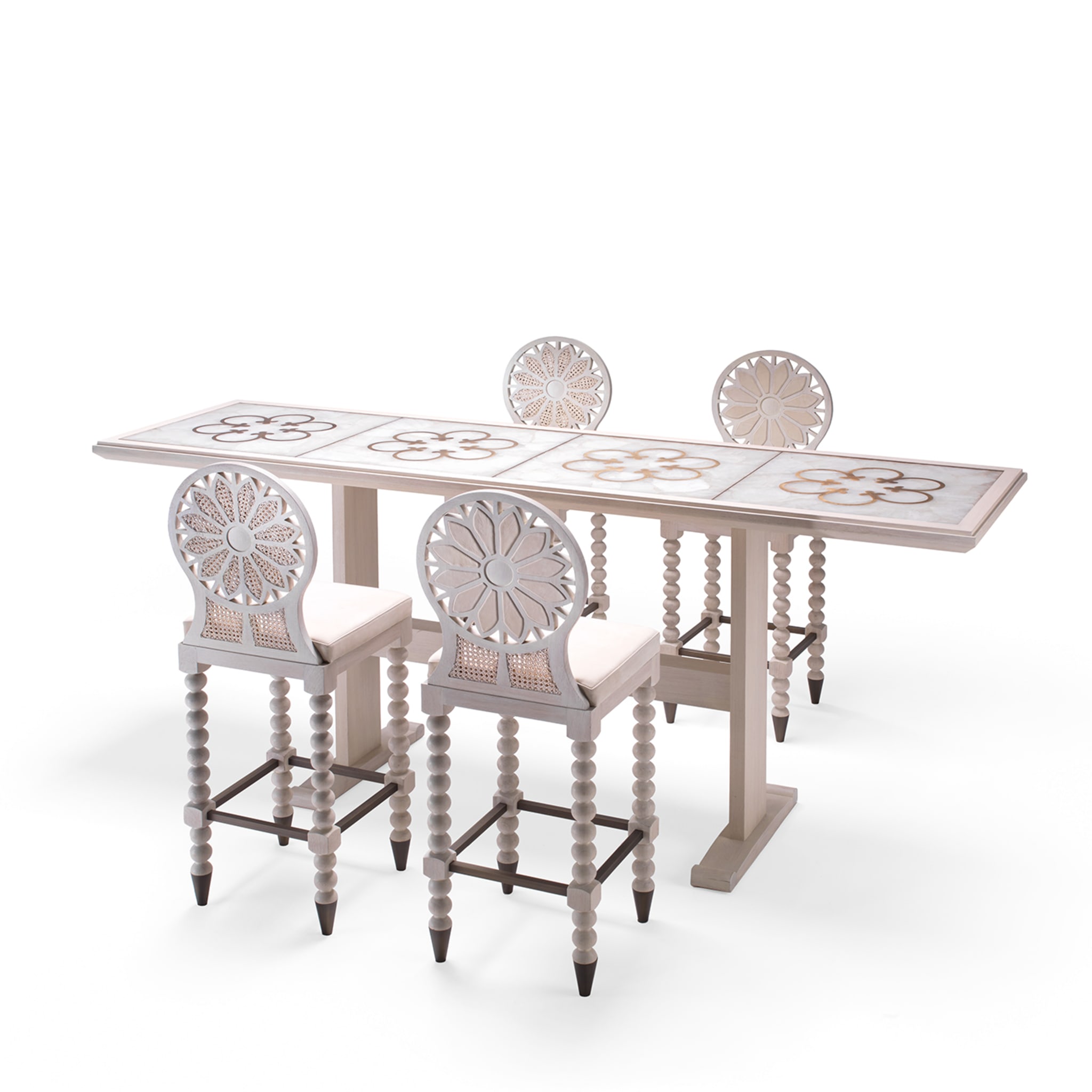 Four Quatrefoils Table by Archer Humphryes Architects - Alternative view 3