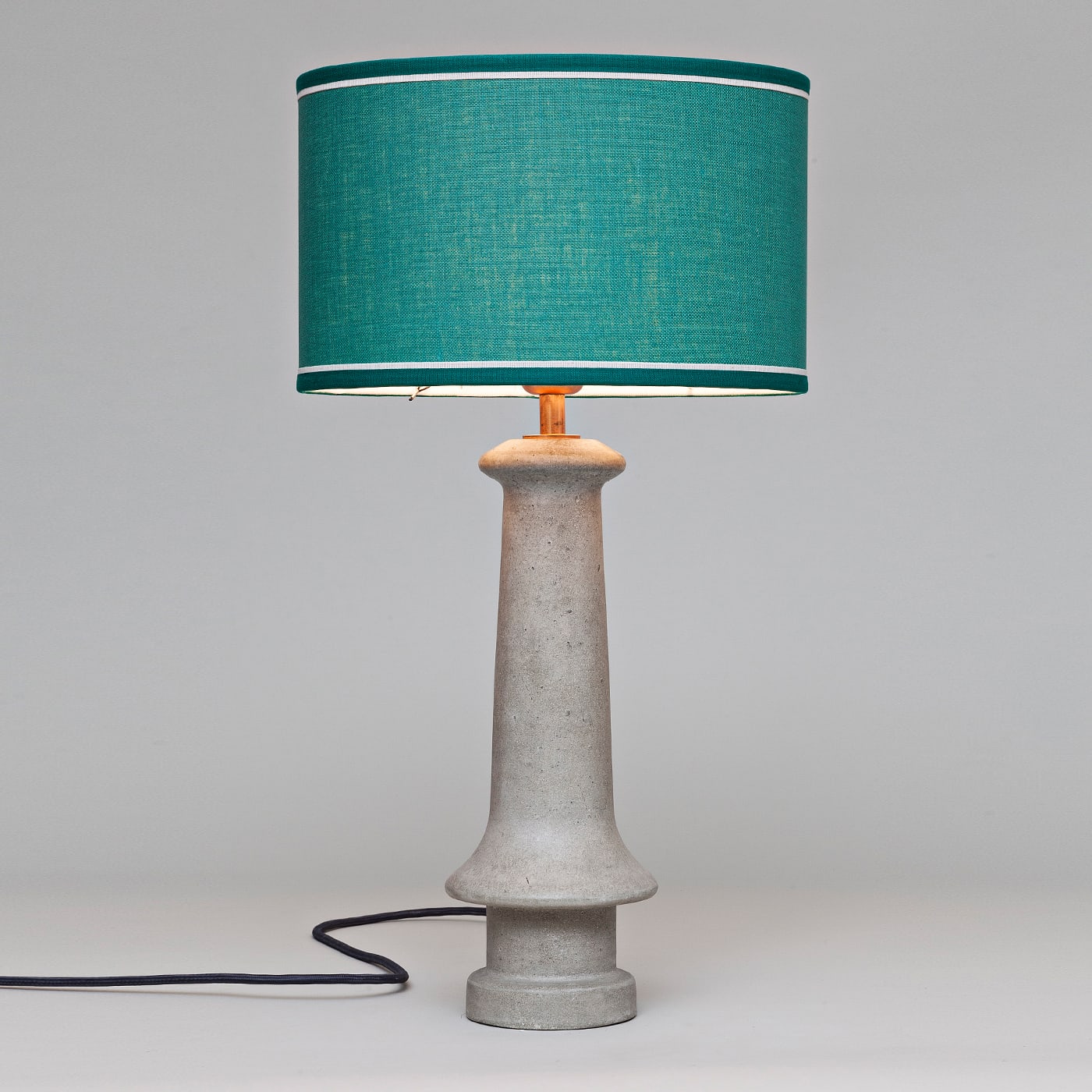 Cement Turquoise Table Lamp - Servomuto