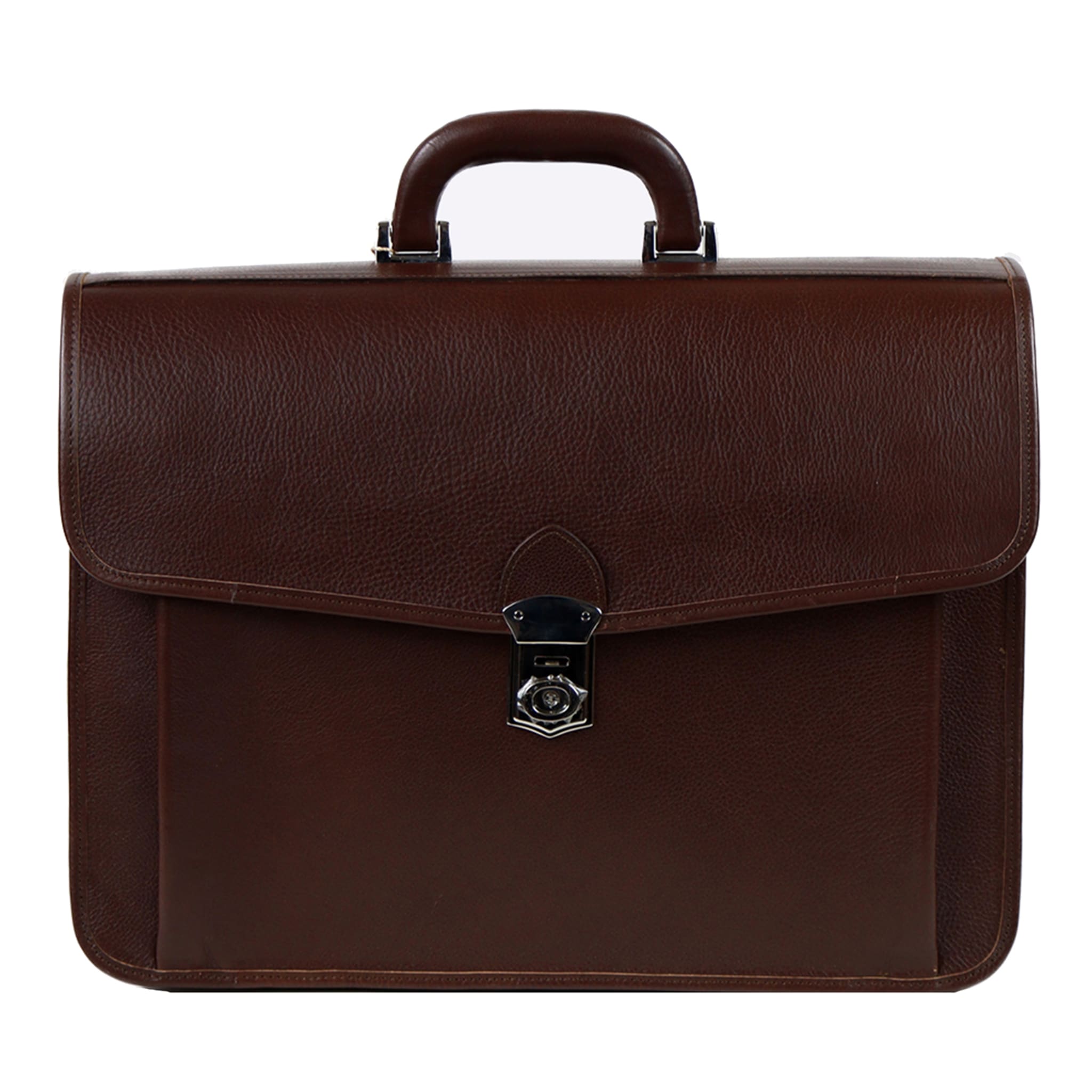 Classic Brown Briefcase - Main view