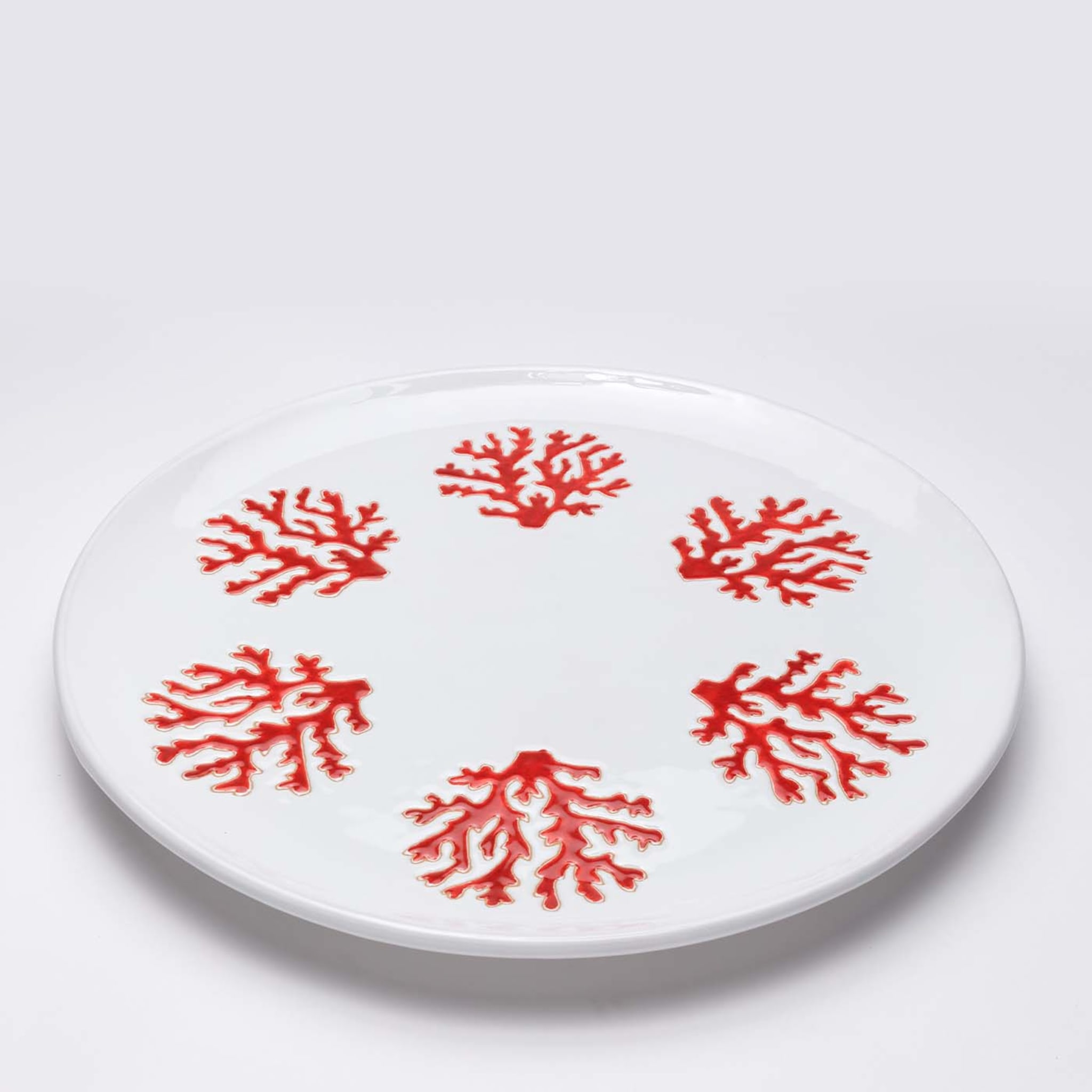 Corallo Rosso Large Round Serving Plate - Alternative view 1