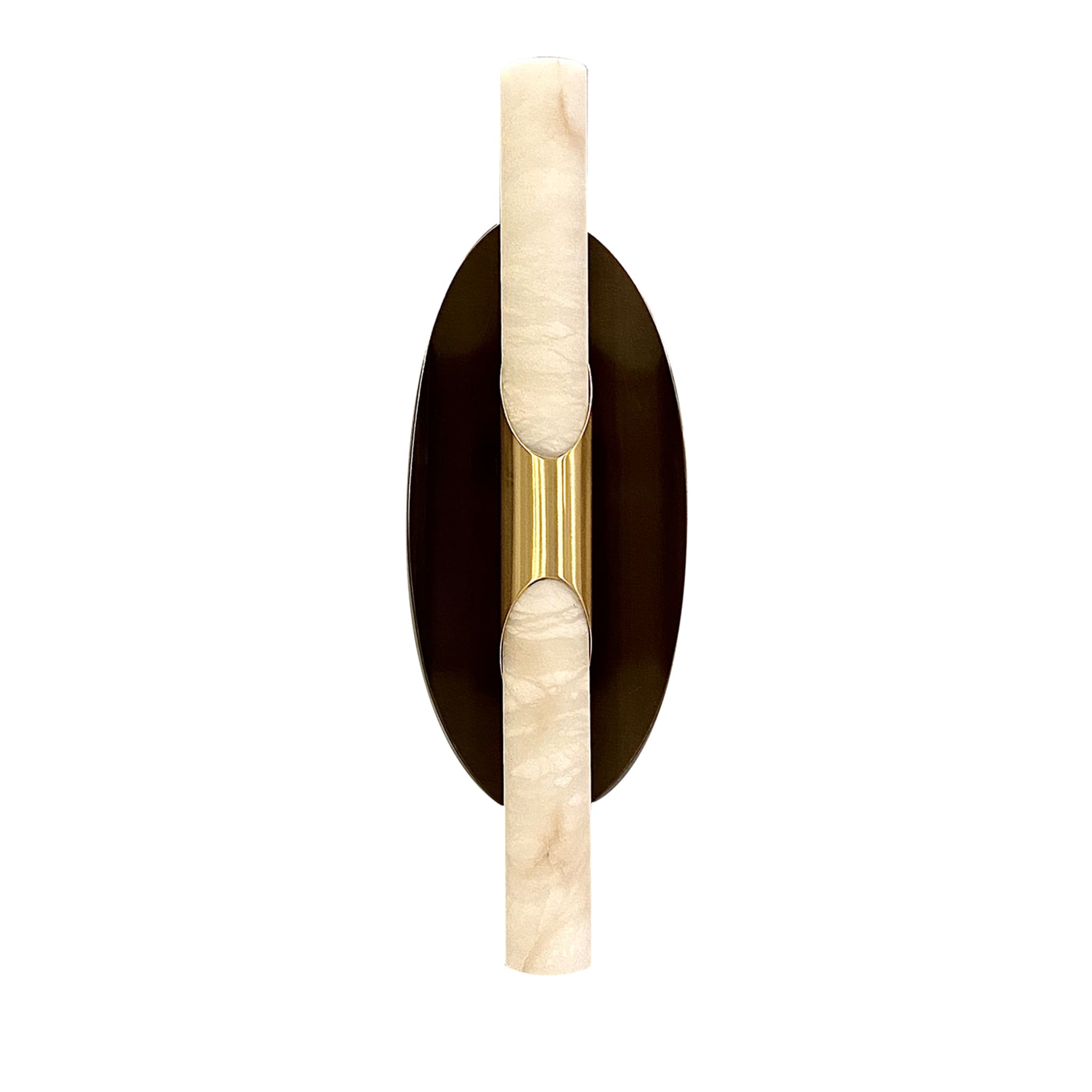 "Manta" Wall Sconce in Brushed Bronze and Satin Brass - Main view