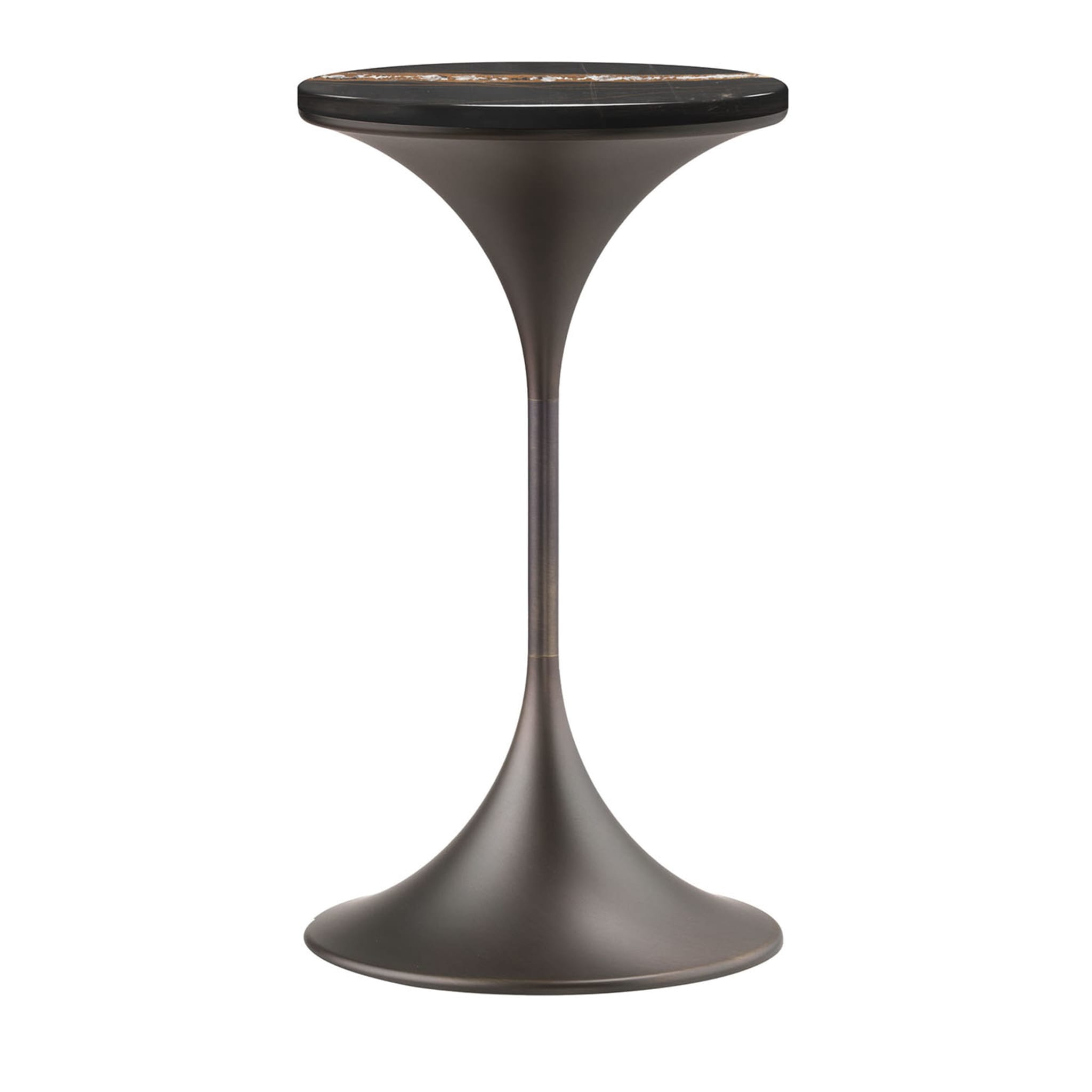 Dapertutto Tall Sahara Noir Brown Side Table by Paolo Rizzatto - Main view