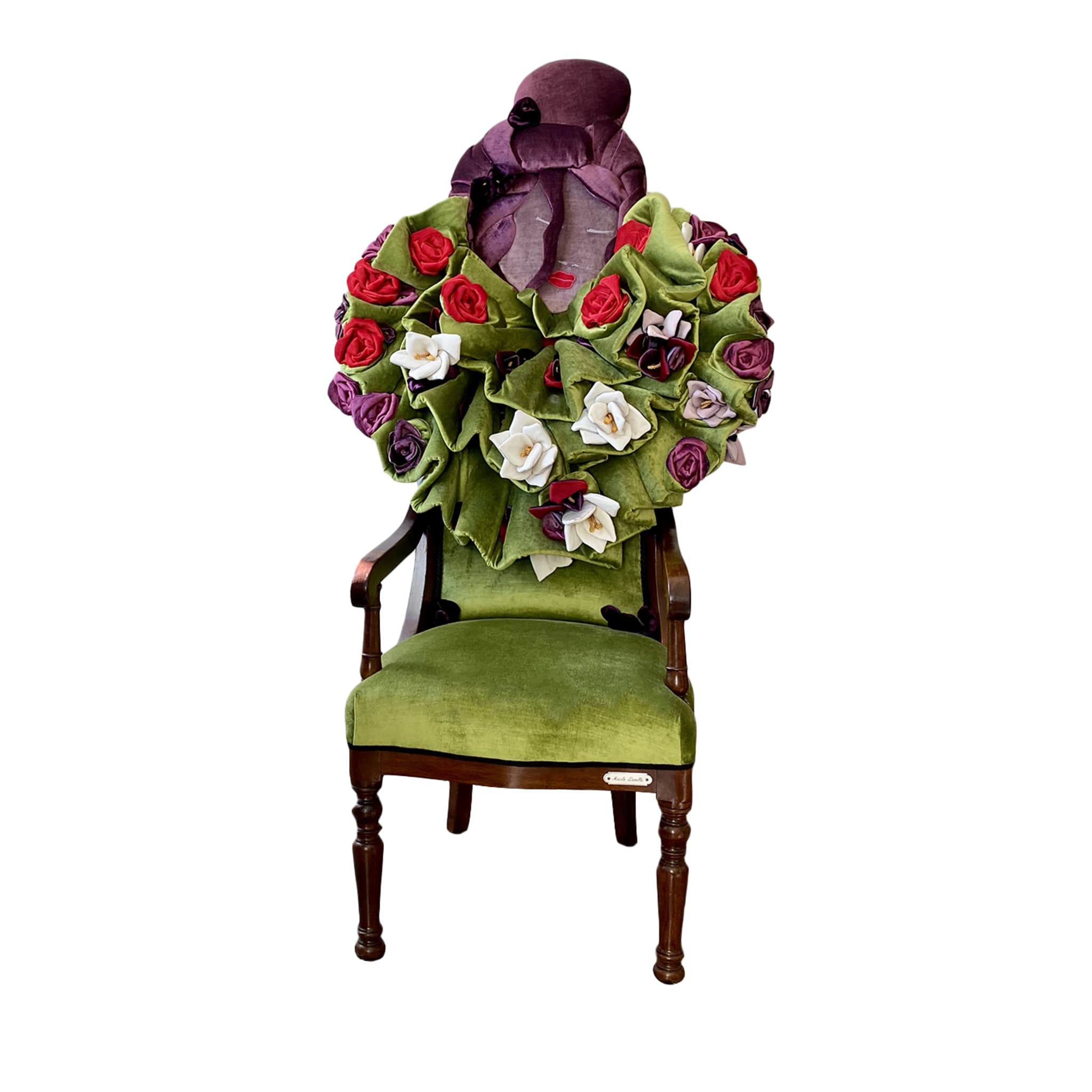 Eva Floral Polychrome Armchair - Main view