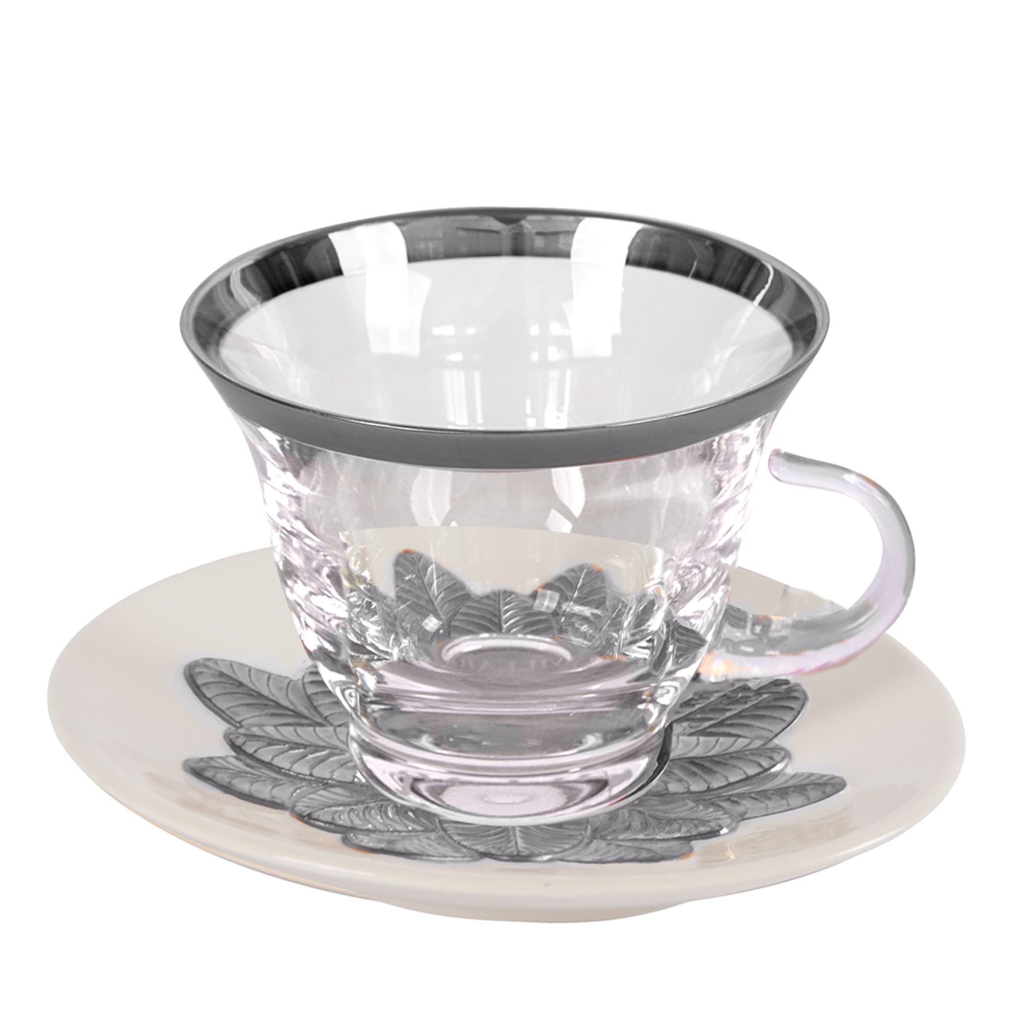  PEACOCK CAPUCCINO CUP - SILVER #3 - Main view