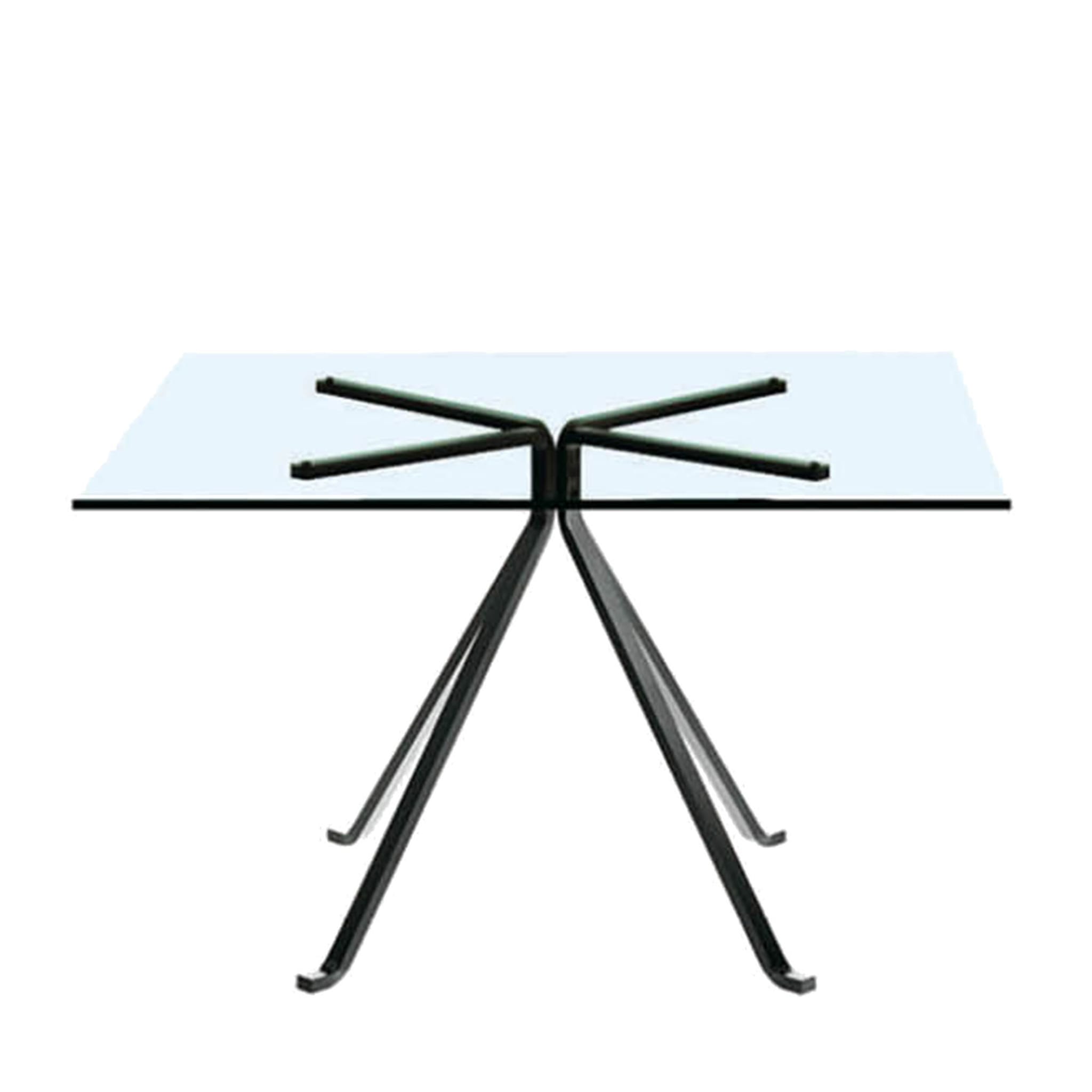 Table basse carrée noire Cuginetto par Enzo Mari - Vue principale