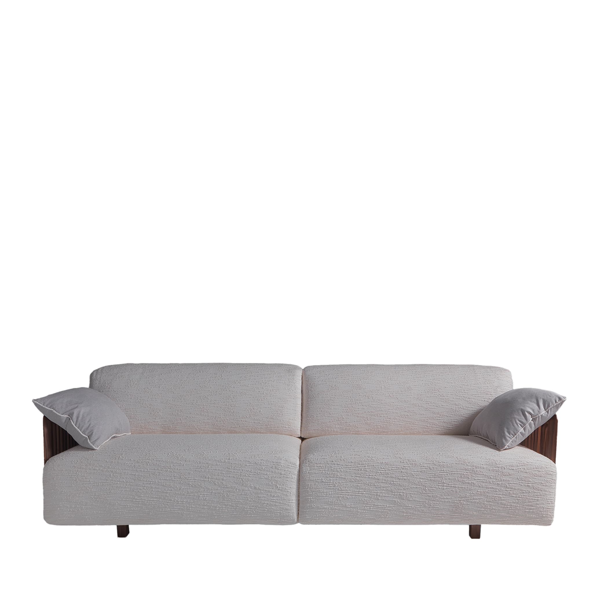 Leonardo White Sofa - Main view