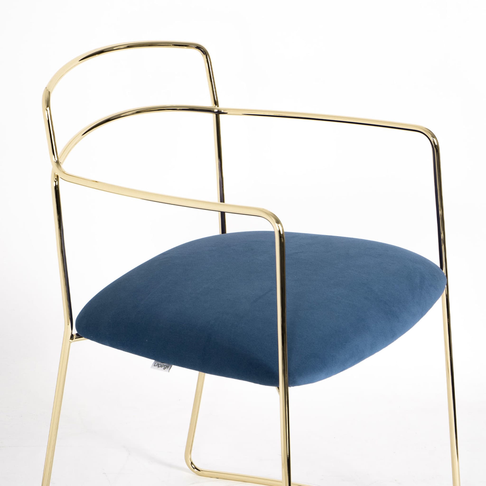 Seidecimi Gold Chair With Armrests - Alternative view 3
