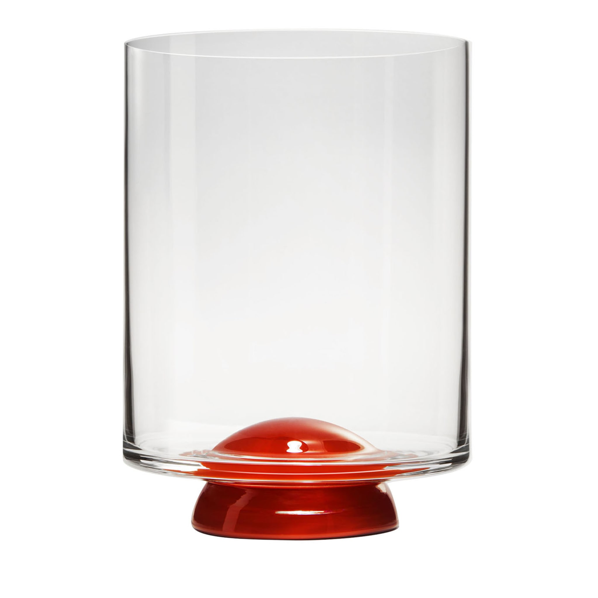 Punkt Rot &amp; Transparentes Glas von Giovanni Patalano - Hauptansicht