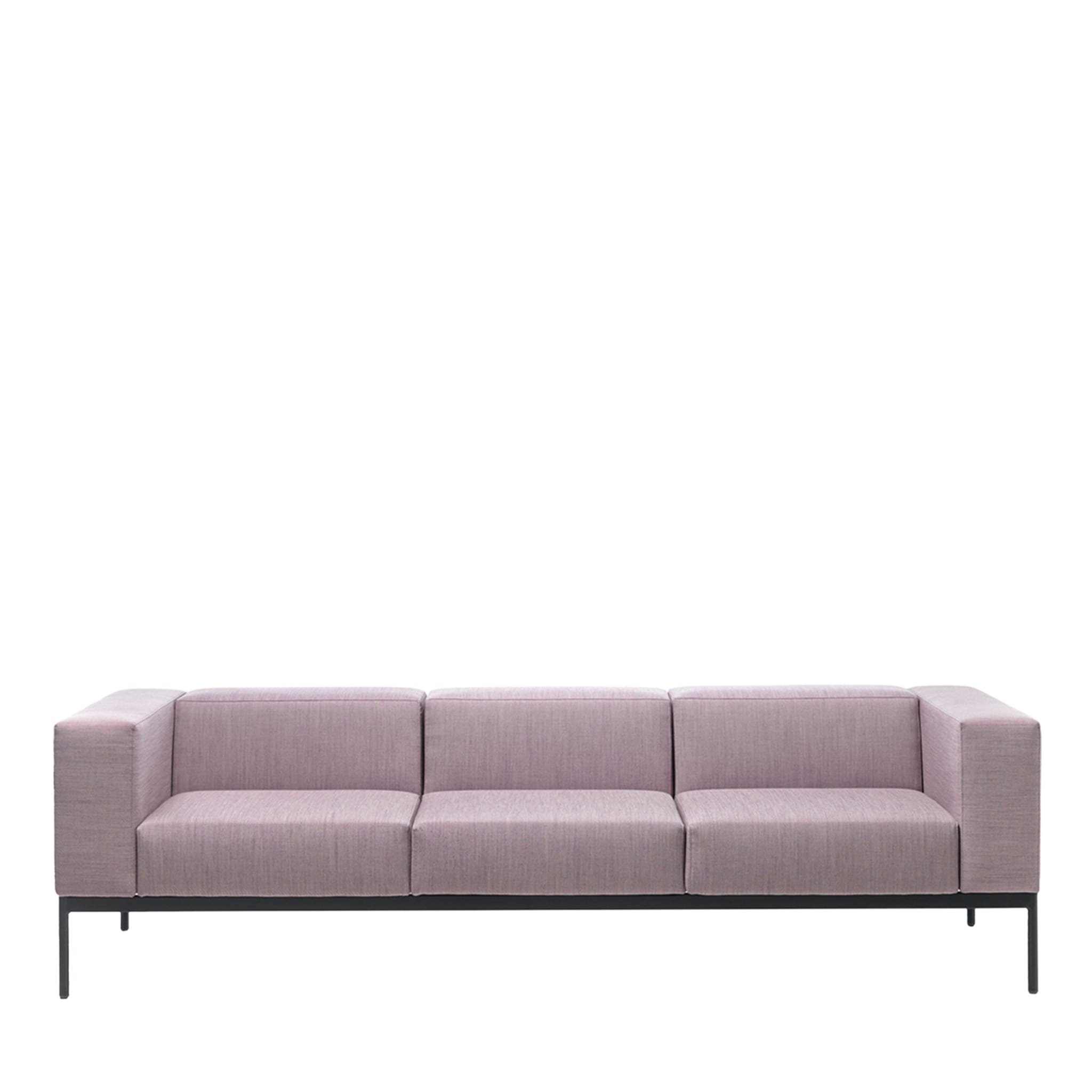 BB3 3 Seater Pink Sofa - Main view