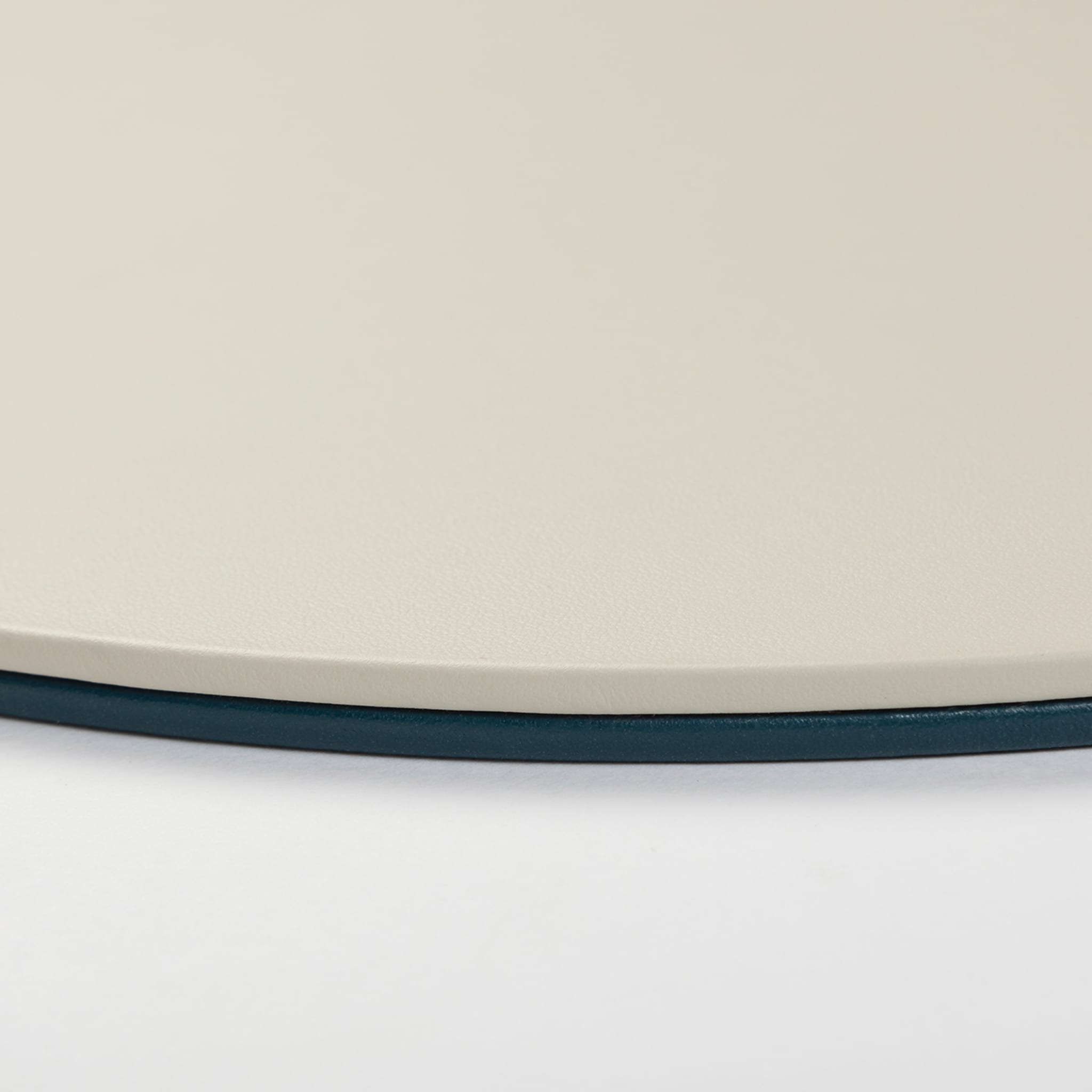 Mondrian Amalfi Blau und Luna Weiß Rundes Tischset - Alternative Ansicht 3