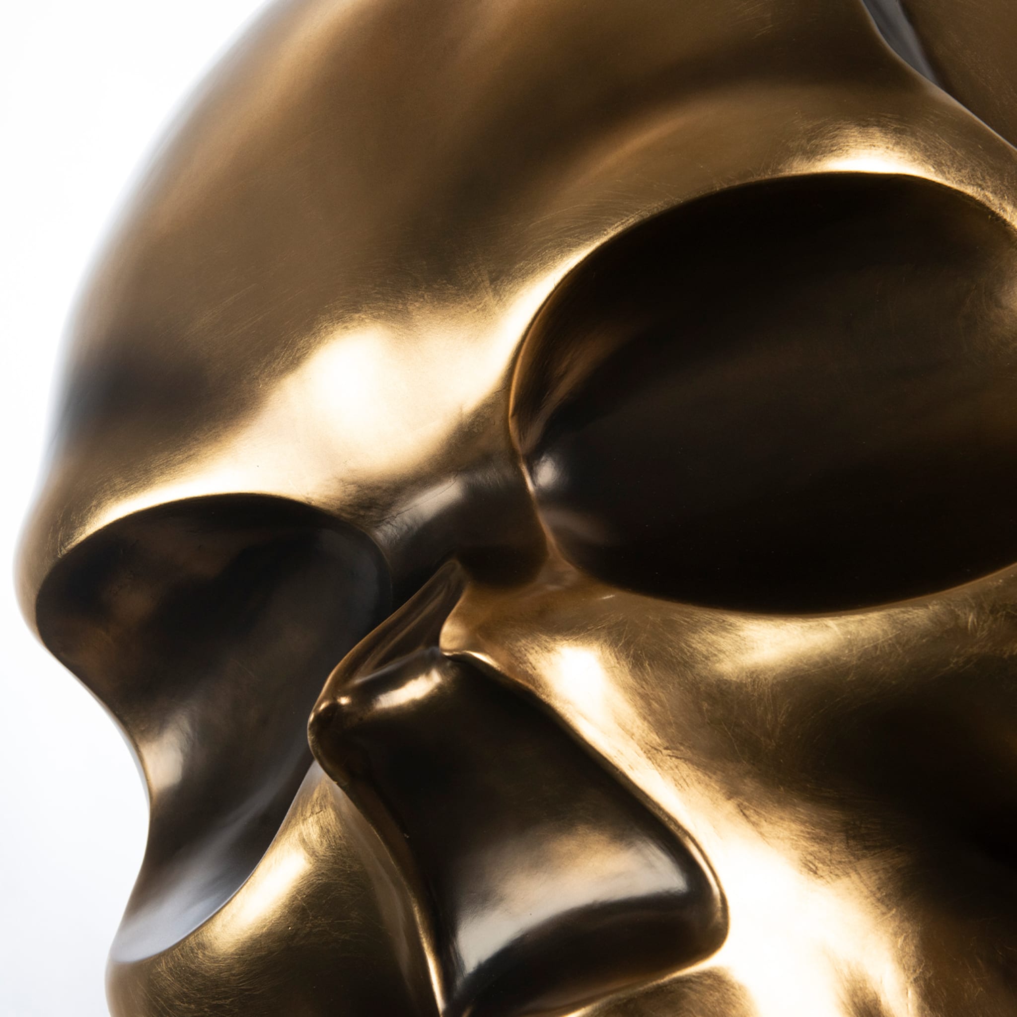 Golden Skull Sculpture - Alternative view 4