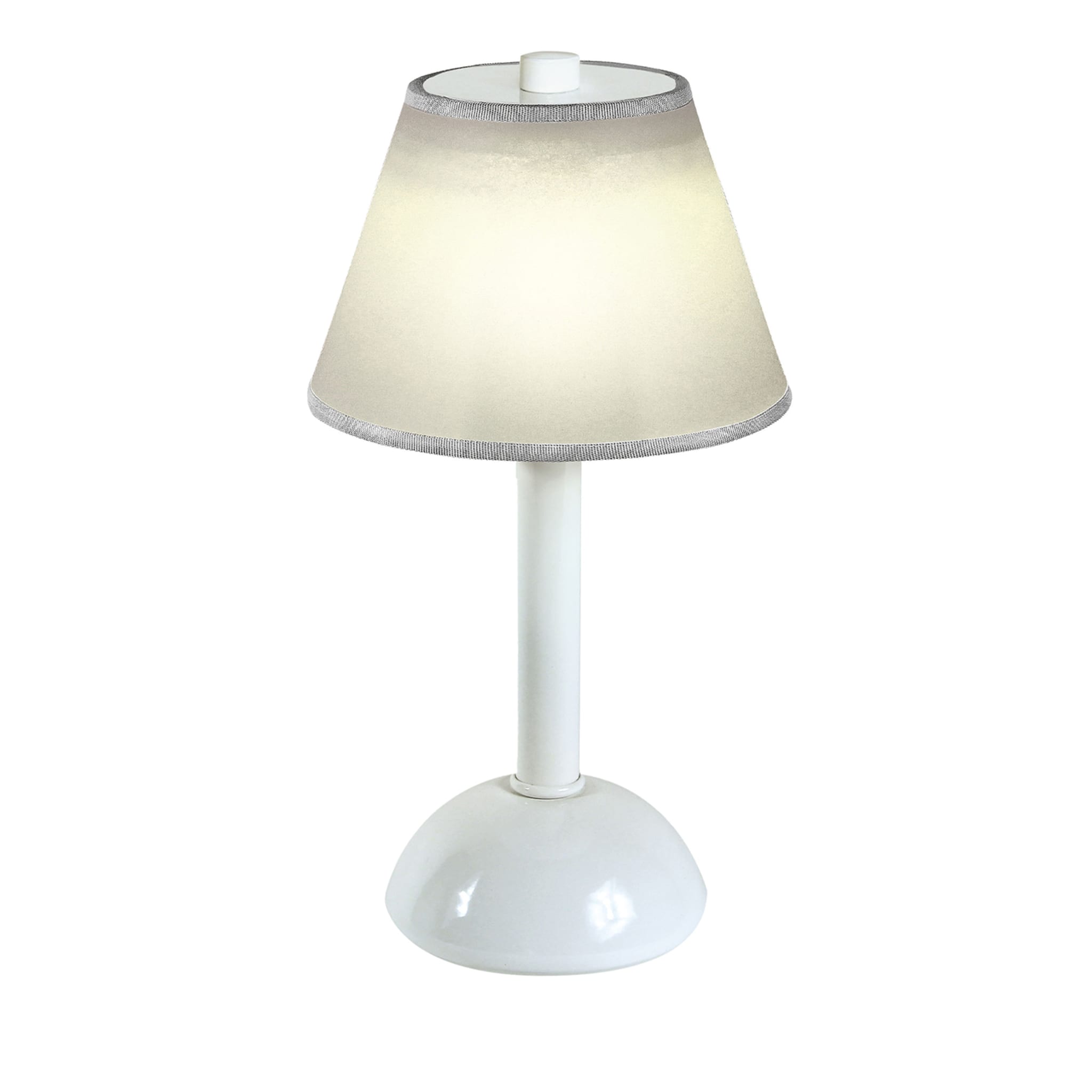 Moon Pergamena White Table Lamp by Stefano Tabarin - Main view