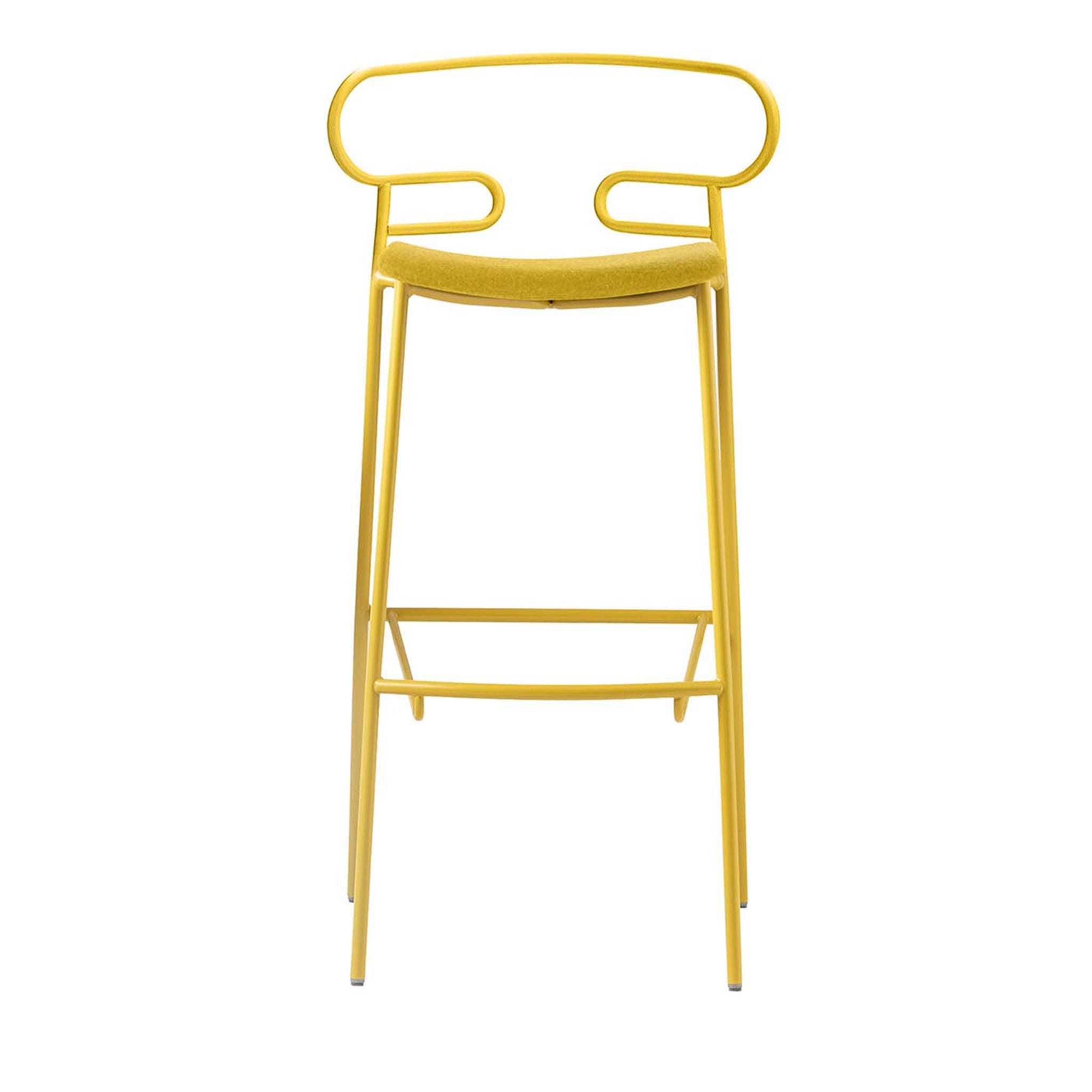 Genoa Total Yellow Stool by Cesare Ehr - Main view