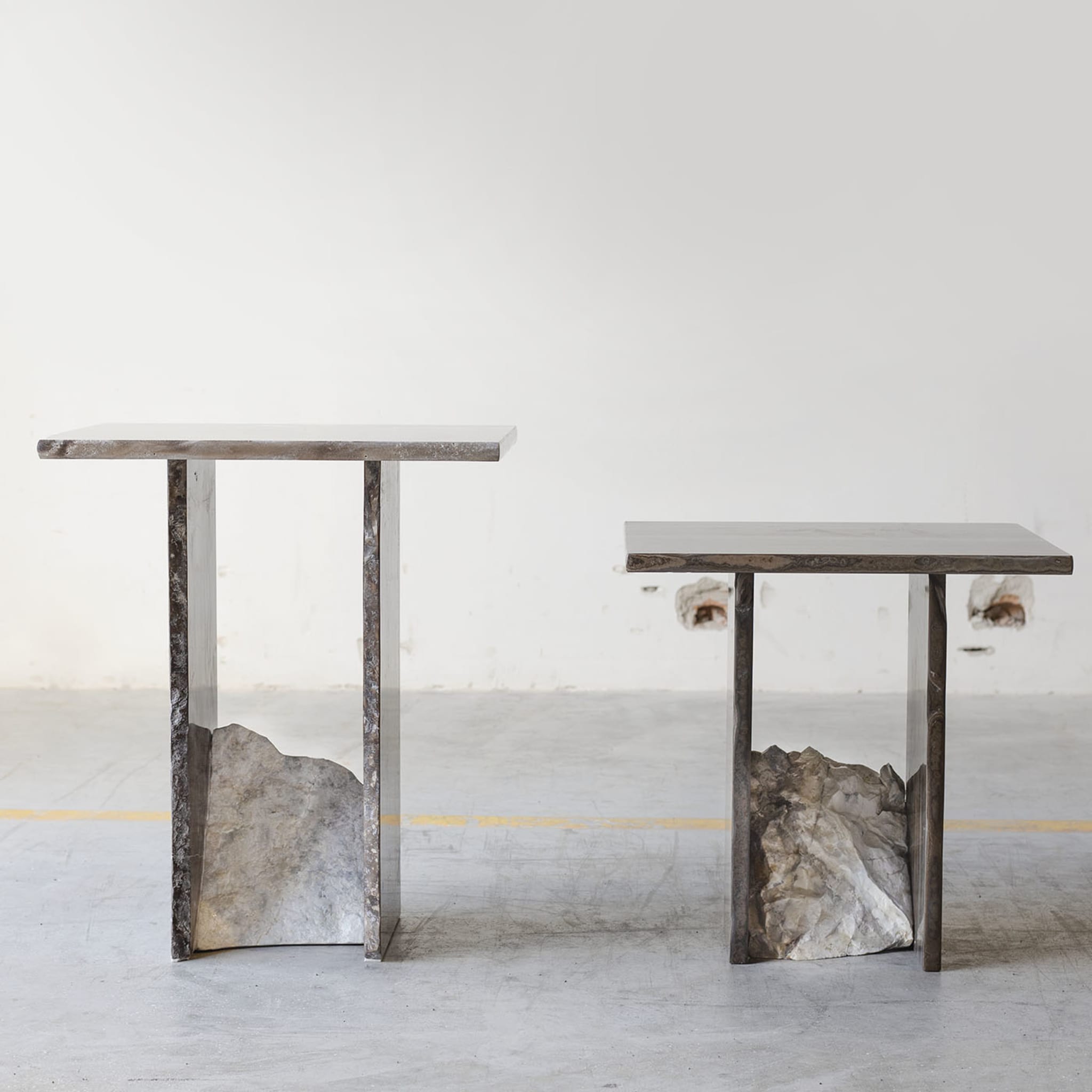 SST013-1 Tavolino in marmo Eramosa - Vista alternativa 5