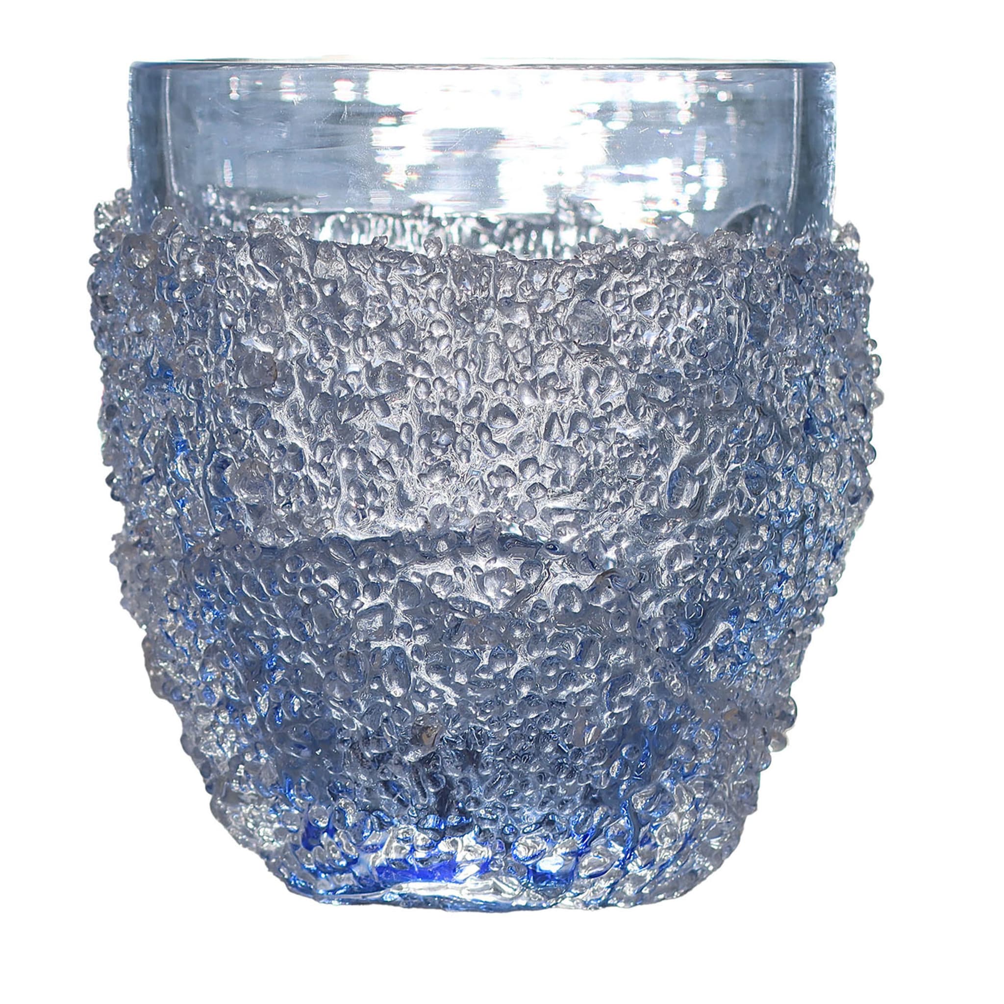Ghiaccio Light-Blue Glass Vase - Main view