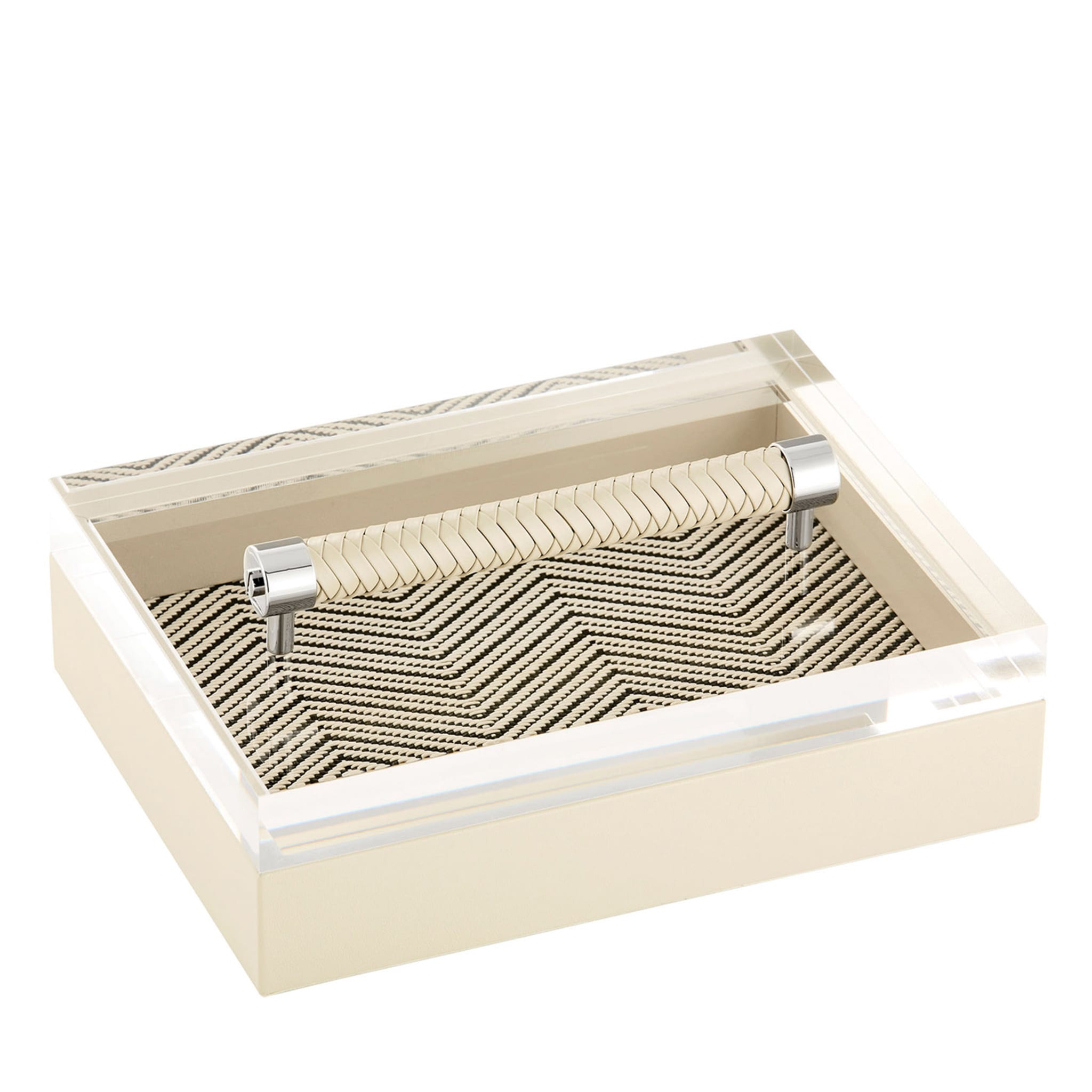 Caja rectangular de algodón encerado Diana - Vista principal