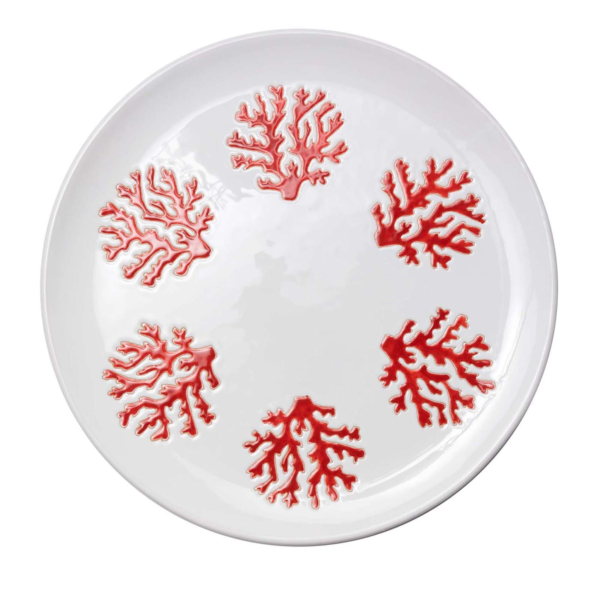 Corallo Rosso Large Round Serving Plate - Main view