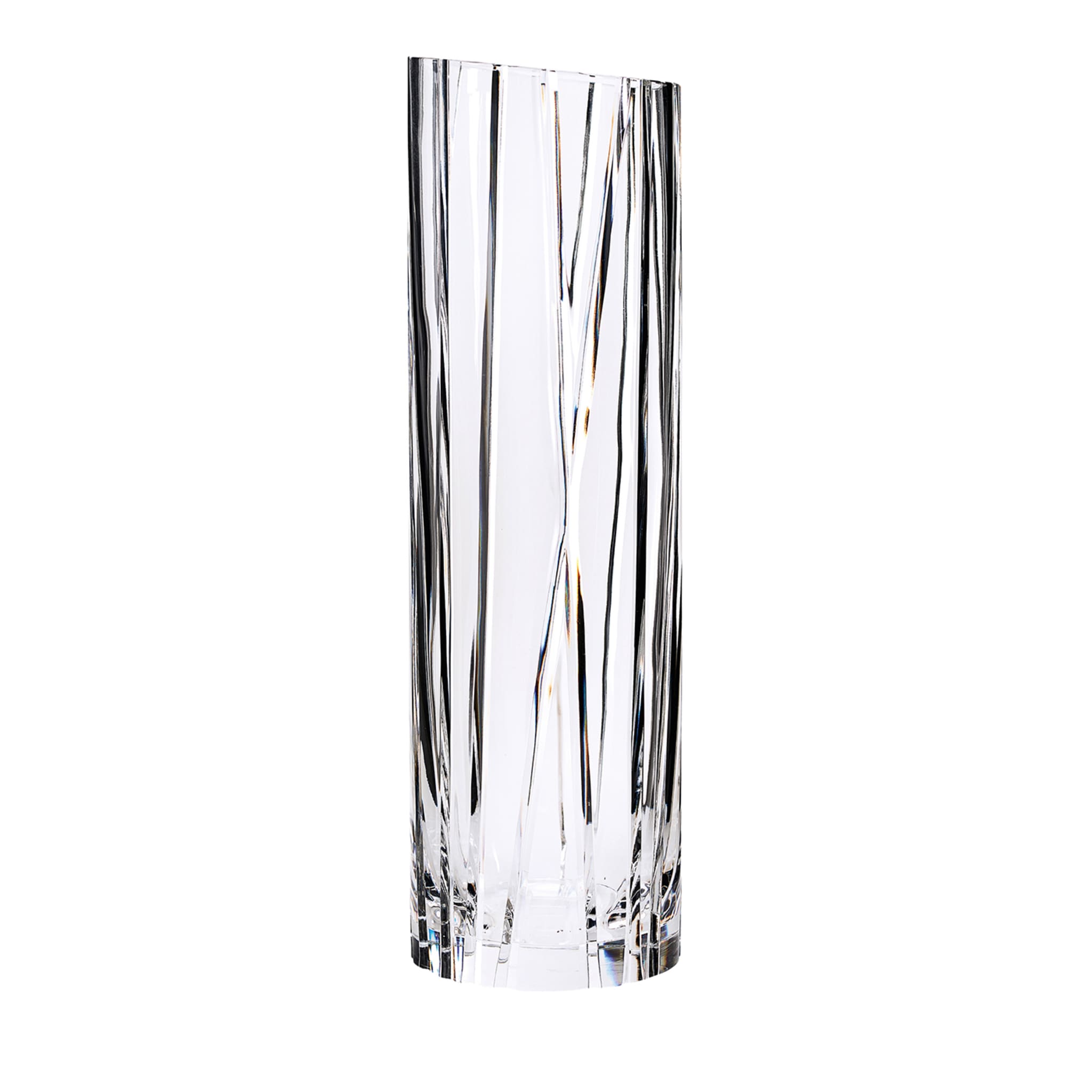 Manhattan Transparent Tall Glass Vase - Main view